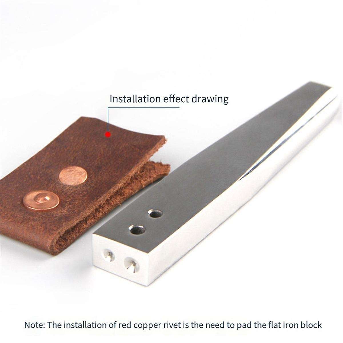 Rivet Installation Tool Hand Diy Leather Tool Leather Installation Rod Nailing Tool Made Of Stainle