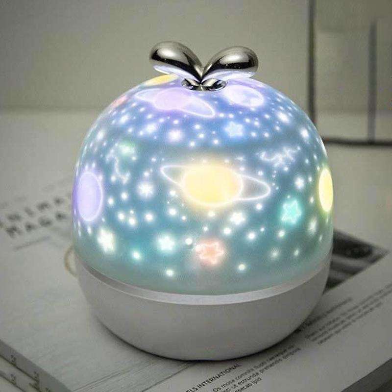 Romantic 360 Rotation Starry Night Light Projector Music Style