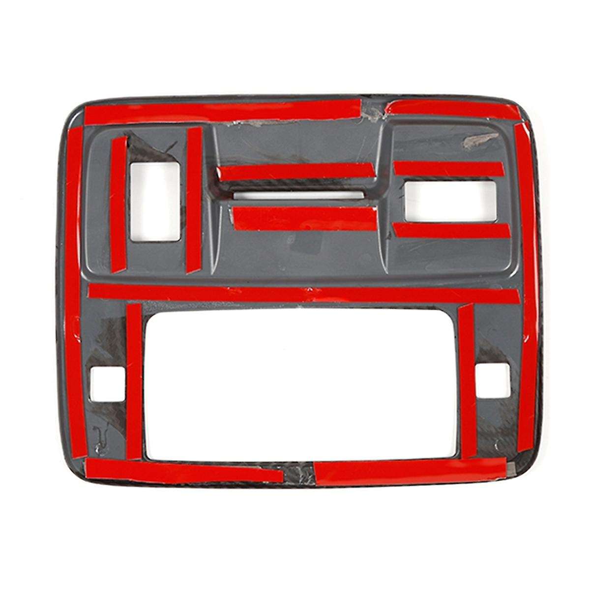 Roof Reading Light Lamp Switch Button Trim Panel Cover ABS for 2010-2015 Accessories (Carbon Fiber)