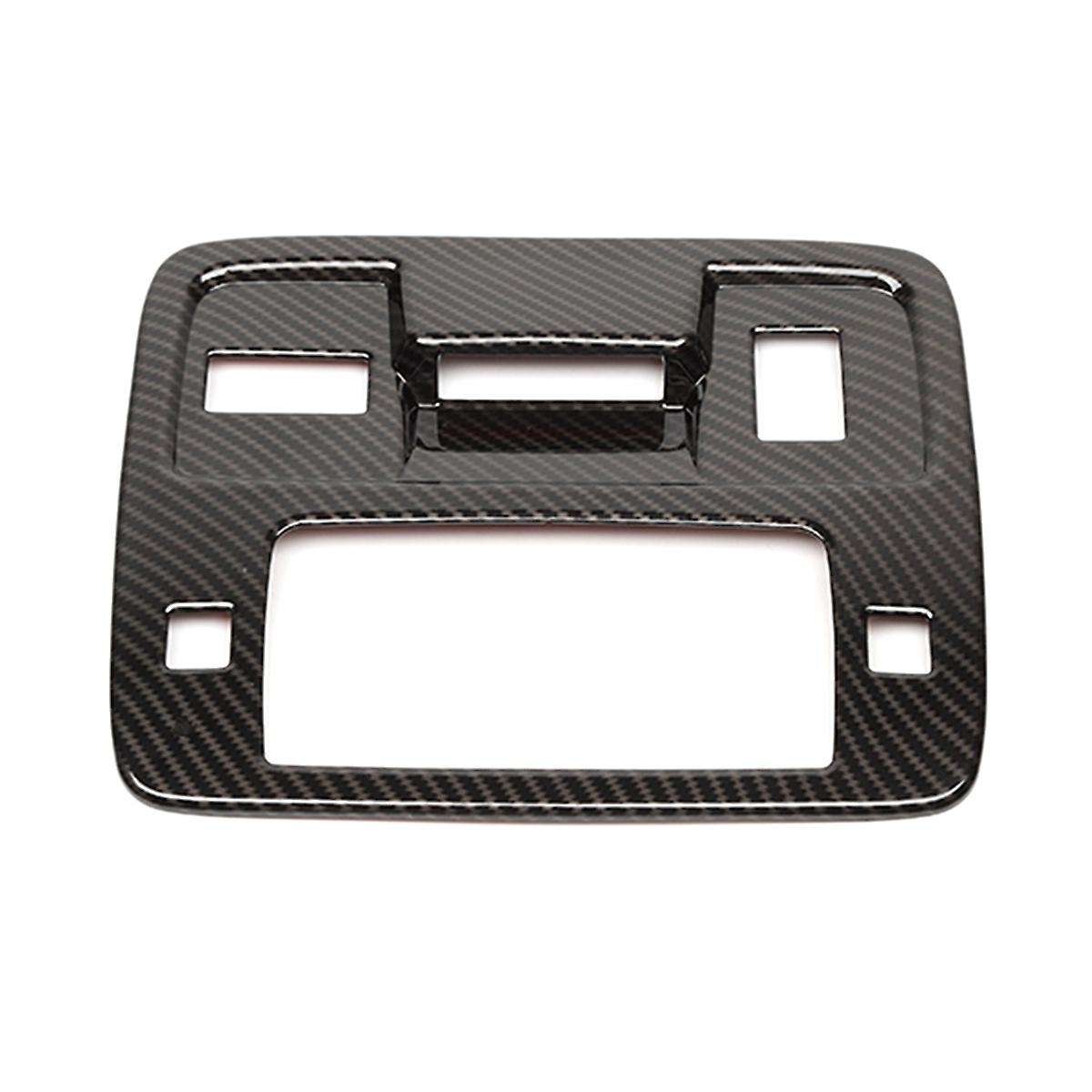 Roof Reading Light Lamp Switch Button Trim Panel Cover ABS for 2010-2015 Accessories (Carbon Fiber)