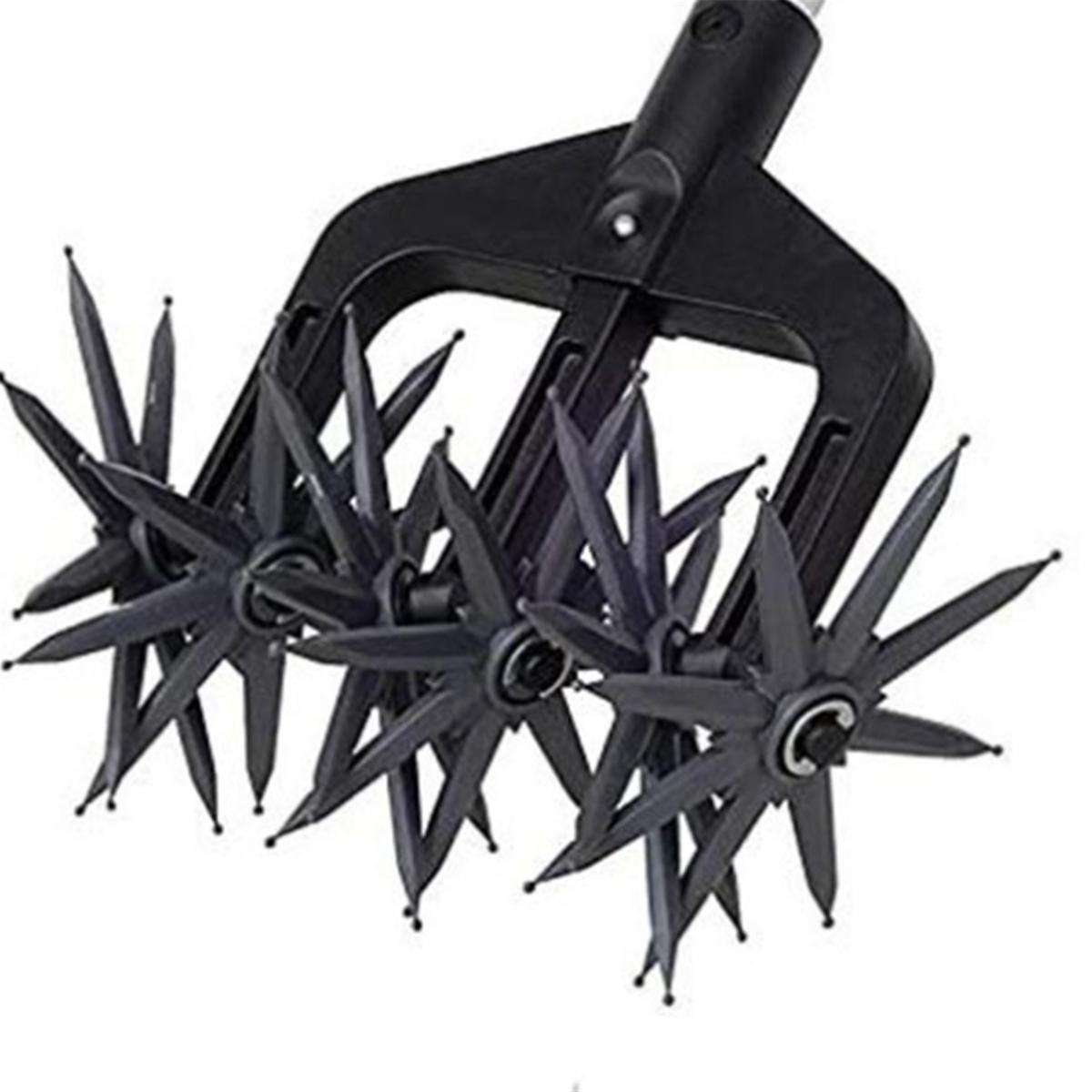 Rotary Tiller Set, Garden Rotary Tiller Handheld Garden Cultivator Switch, Soil Tilt Tool for Reseed