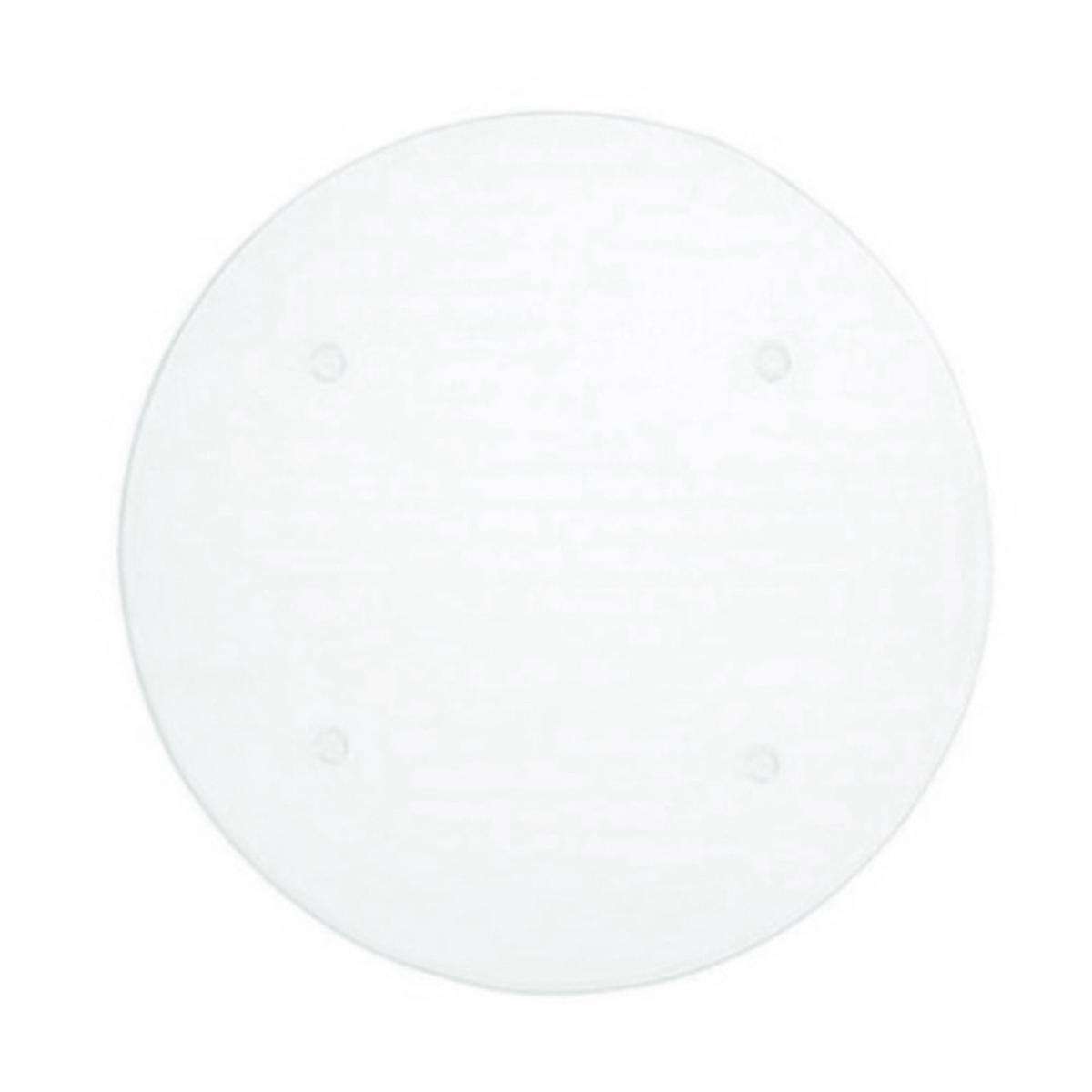 Round Acrylic Cutting Board for Outdoor Camping, Small Clear Countertop Tray, Scratch Resistant, 30x