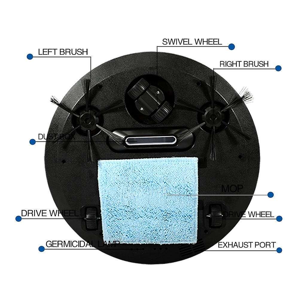 RS8 Smart Robot Vacuum Cleaner App Remote Control Vacuum Cleaner Auto Multifunctional Wireless Sweep