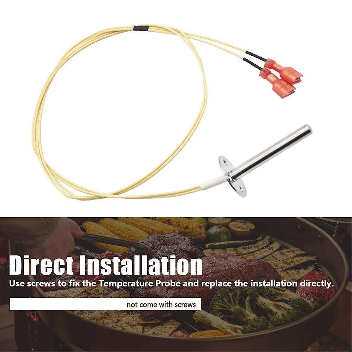 RTD Probe Sensor for RT-B380 RT-B380X Wood Pellet Grill Temperature Sensor Replacement