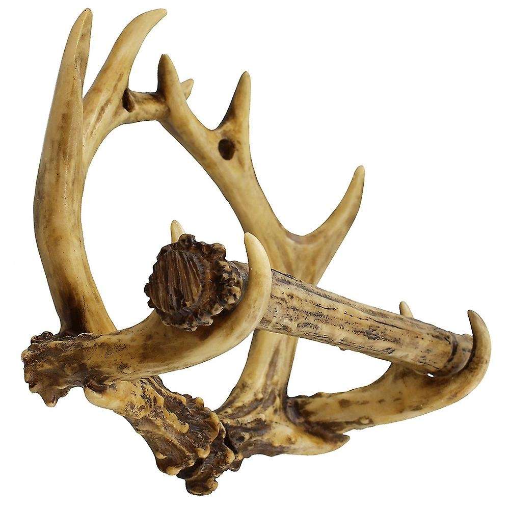 Rustic Deer Wall Mounted Toilet Paper Holder American Country Resin Crafts Paper Towel Rack for Home