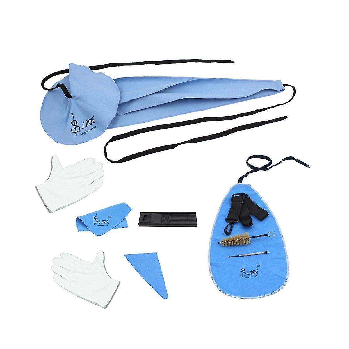 Saxophone Special Accessories Saxophone Cleaning 10-piece Tube Music Cleaning and Maintenance Set