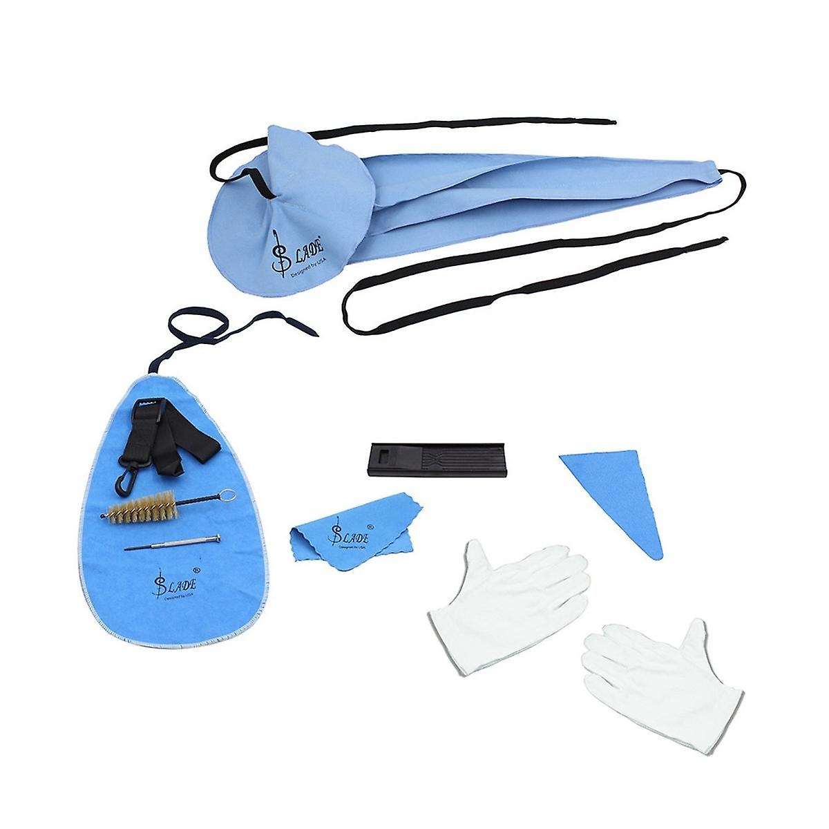 Saxophone Special Accessories Saxophone Cleaning 10-piece Tube Music Cleaning and Maintenance Set
