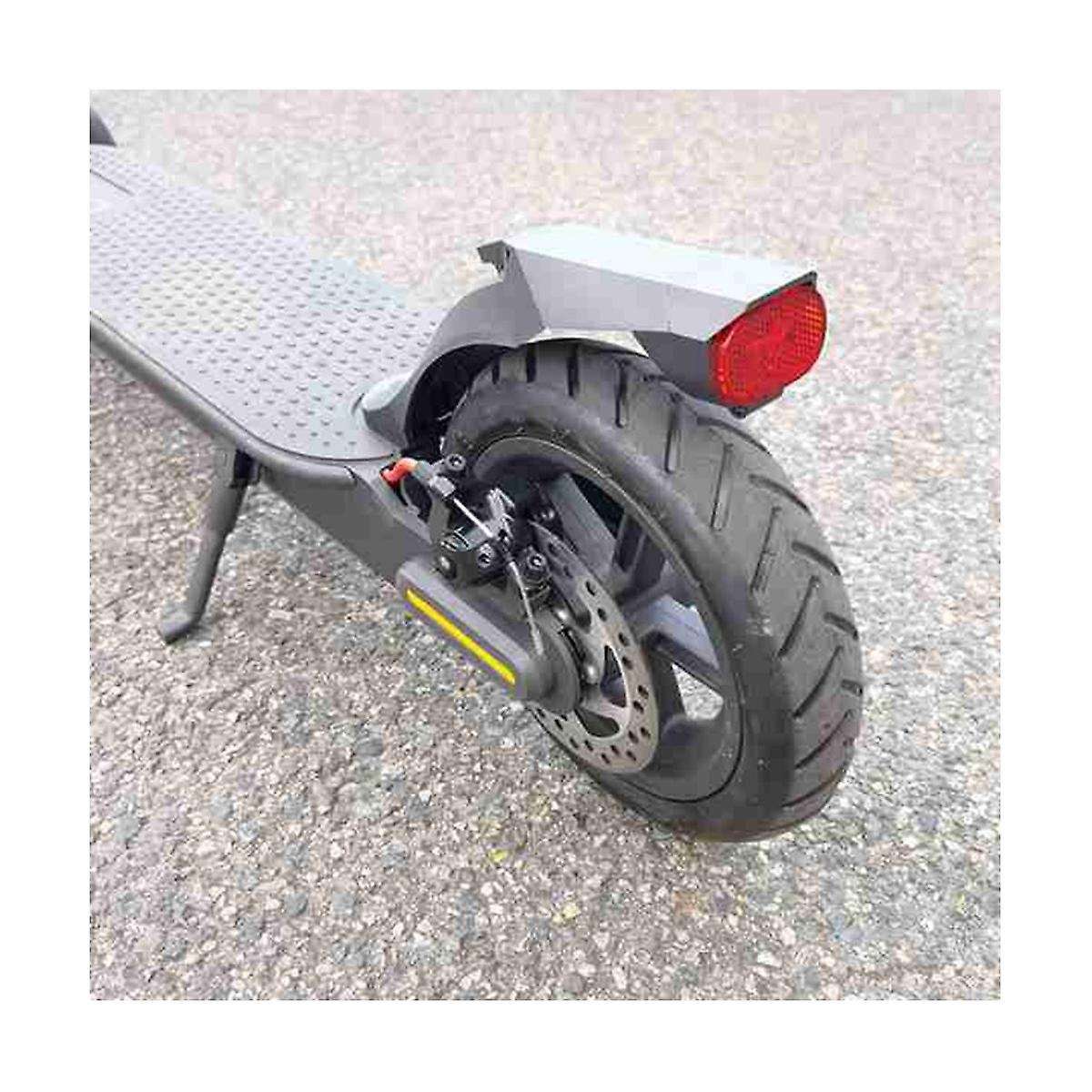 Scooter Fenders Rear Mudguard Tail Light Kit with License Plate Flap for Electric , Pro 2, White