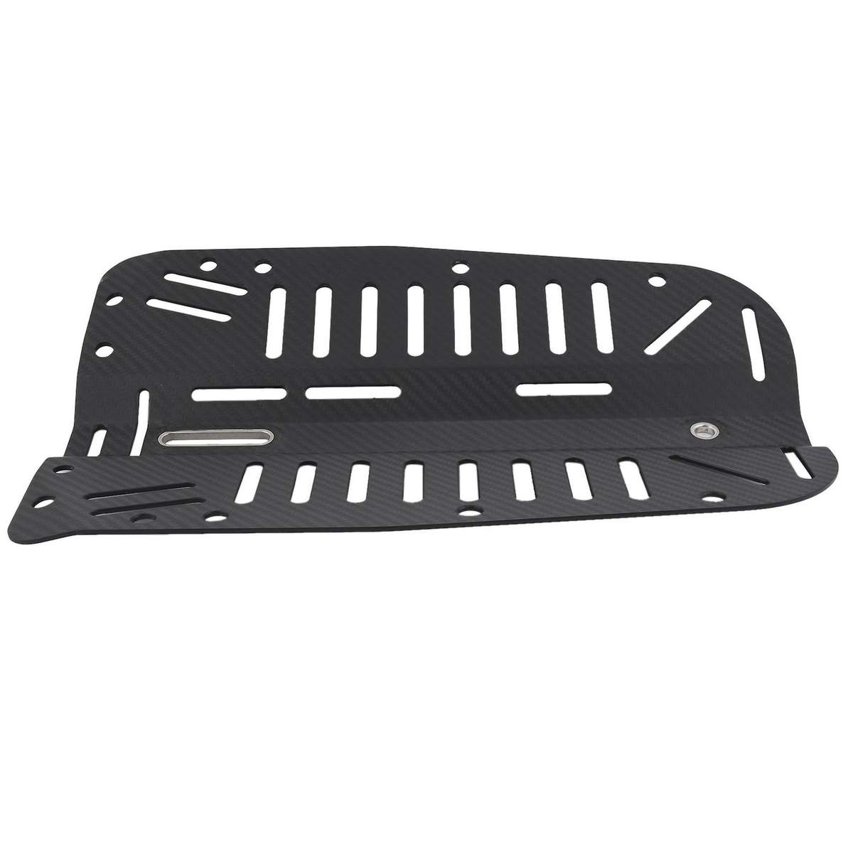Scuba Diving Carbon Fiber Backplate Fit Donut 30Lbs Wing with Hole Center Dimension 28mm 11Inch