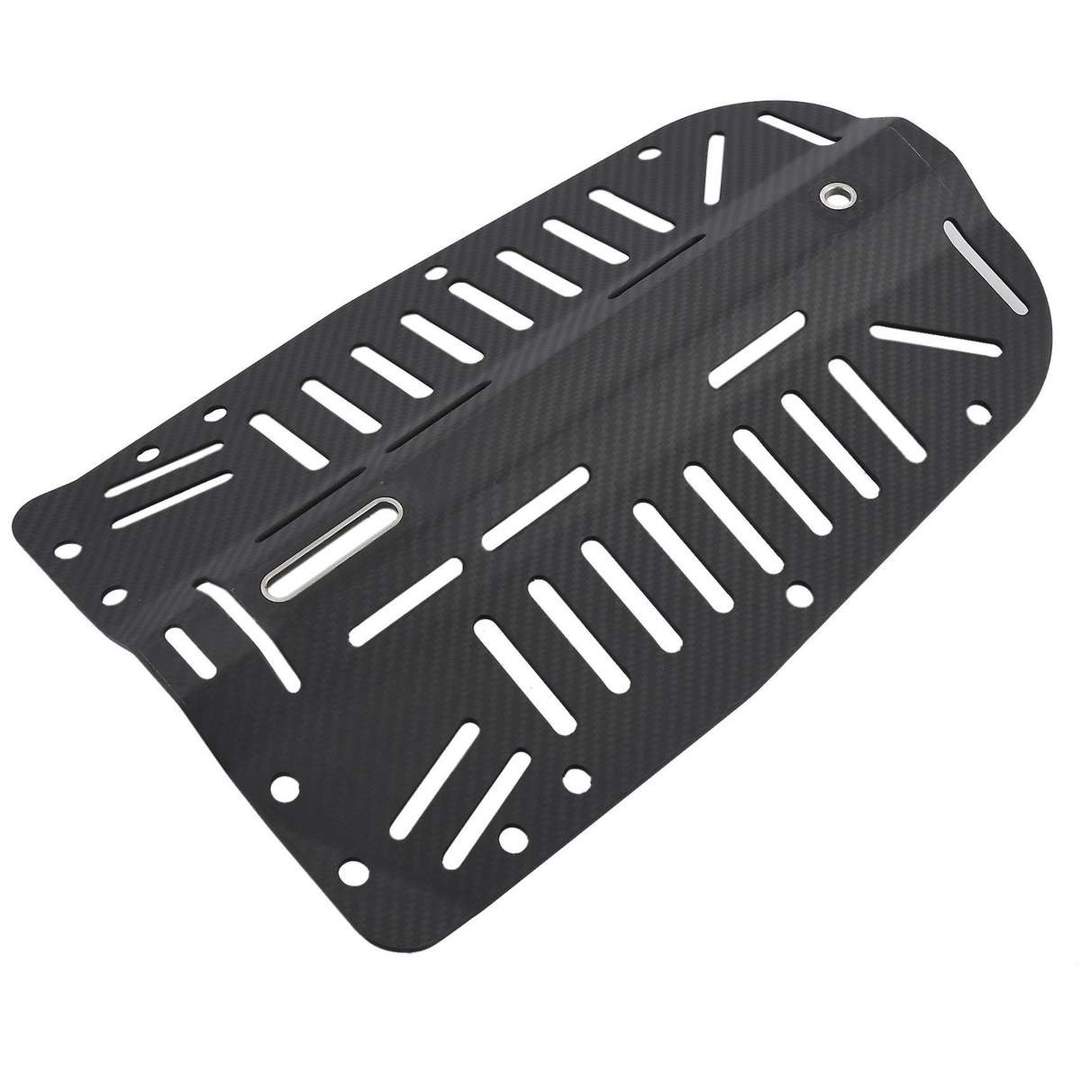 Scuba Diving Carbon Fiber Backplate Fit Donut 30Lbs Wing with Hole Center Dimension 28mm 11Inch