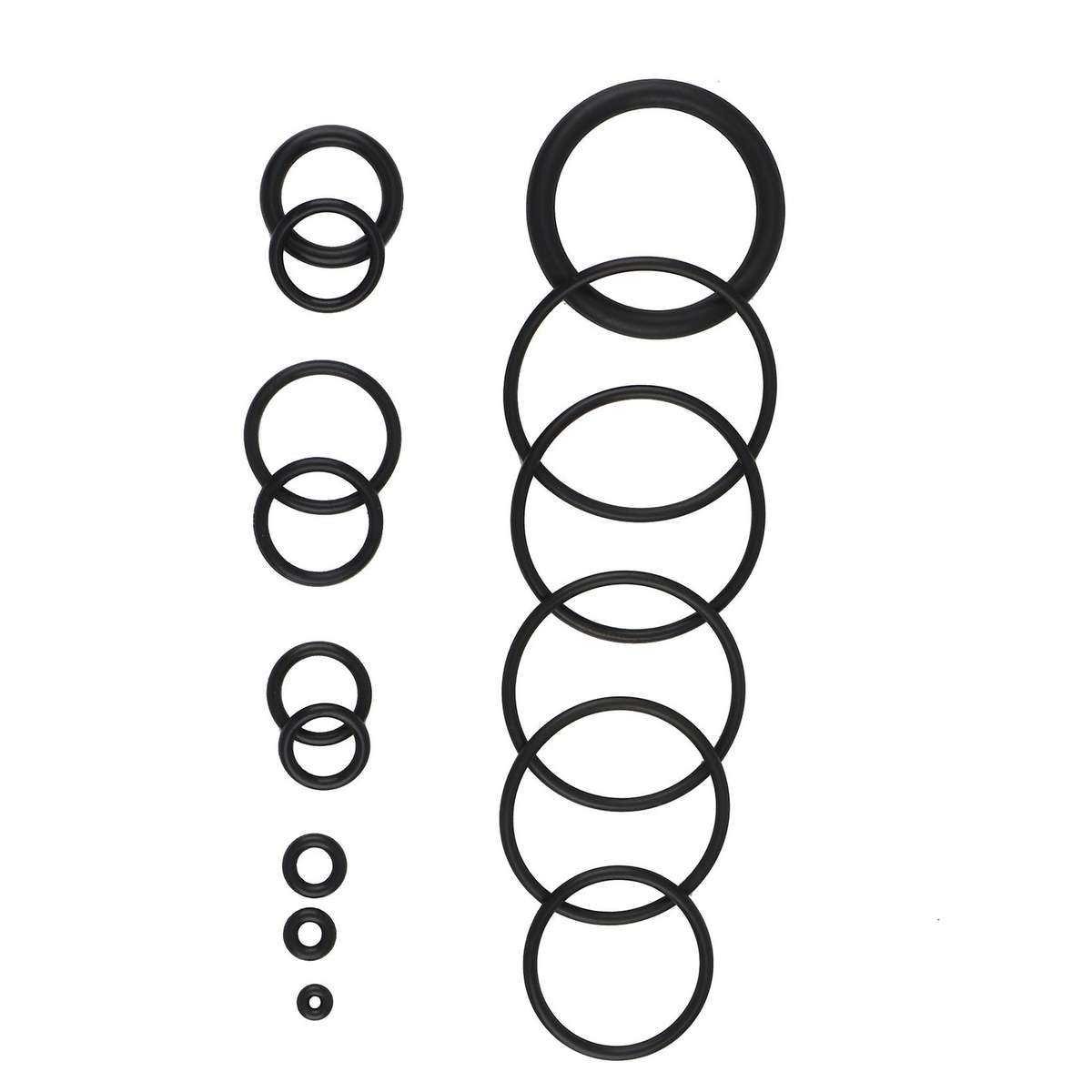 Scuba Diving O-Ring Kit,Set-18 Sizes, Dive Hose Tank Valve Regulator Sealed Rings,200 Pcs