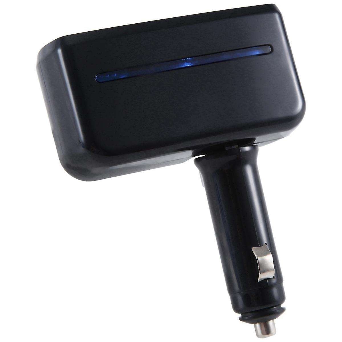 SD-1918 Lighter One Point Two Points Appliance Dual USB Car Charger Multifunctional Car Charger,Blac