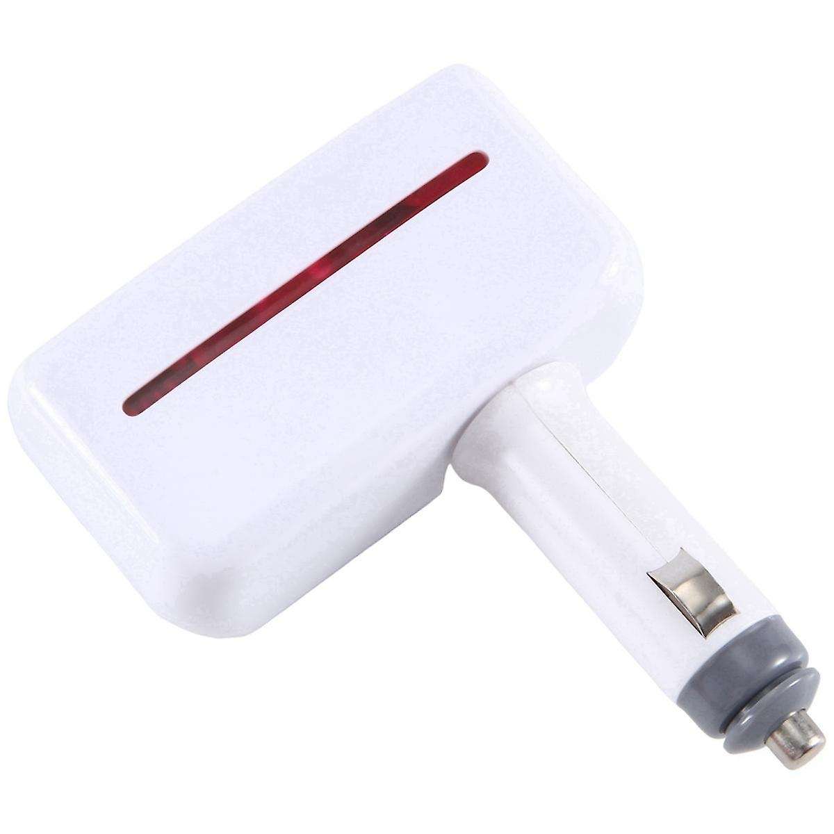 SD-1918 Lighter One Point Two Points Appliance Dual USB Car Charger Multifunctional Car Charger,Whit