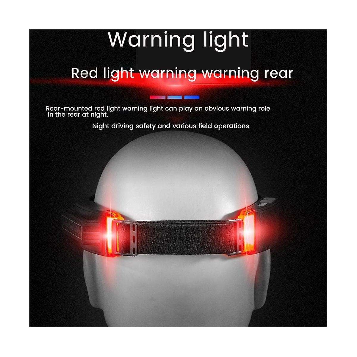 Sensor Head Light Lamp Cob Head Light Lamp Flashlight Usb Rechargeable Fishing Lighting Headlight B