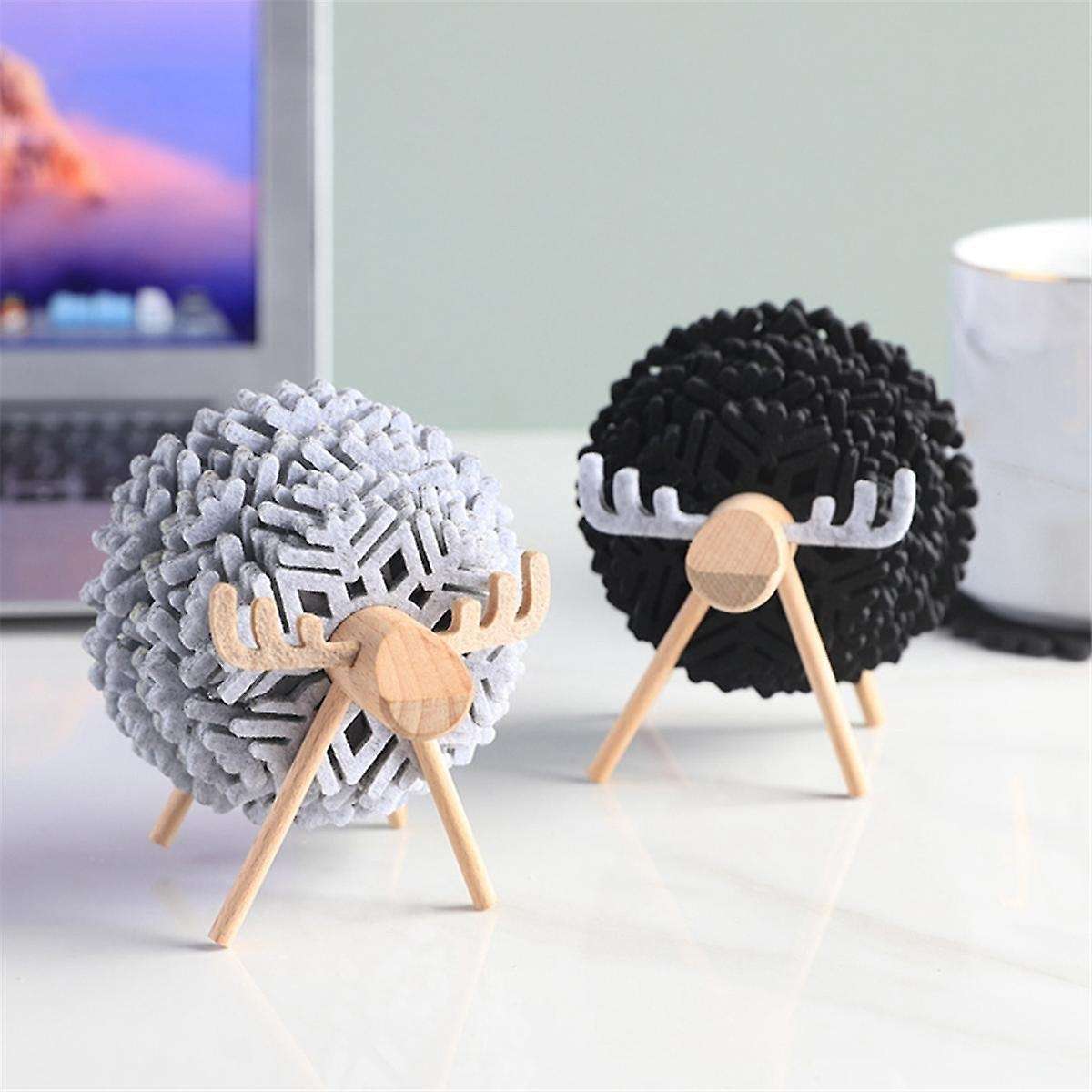 Sheep Shape Coasters Anti Slip Cup Pads Coasters Insulated Round Felt Cup Mats Home Office Decor