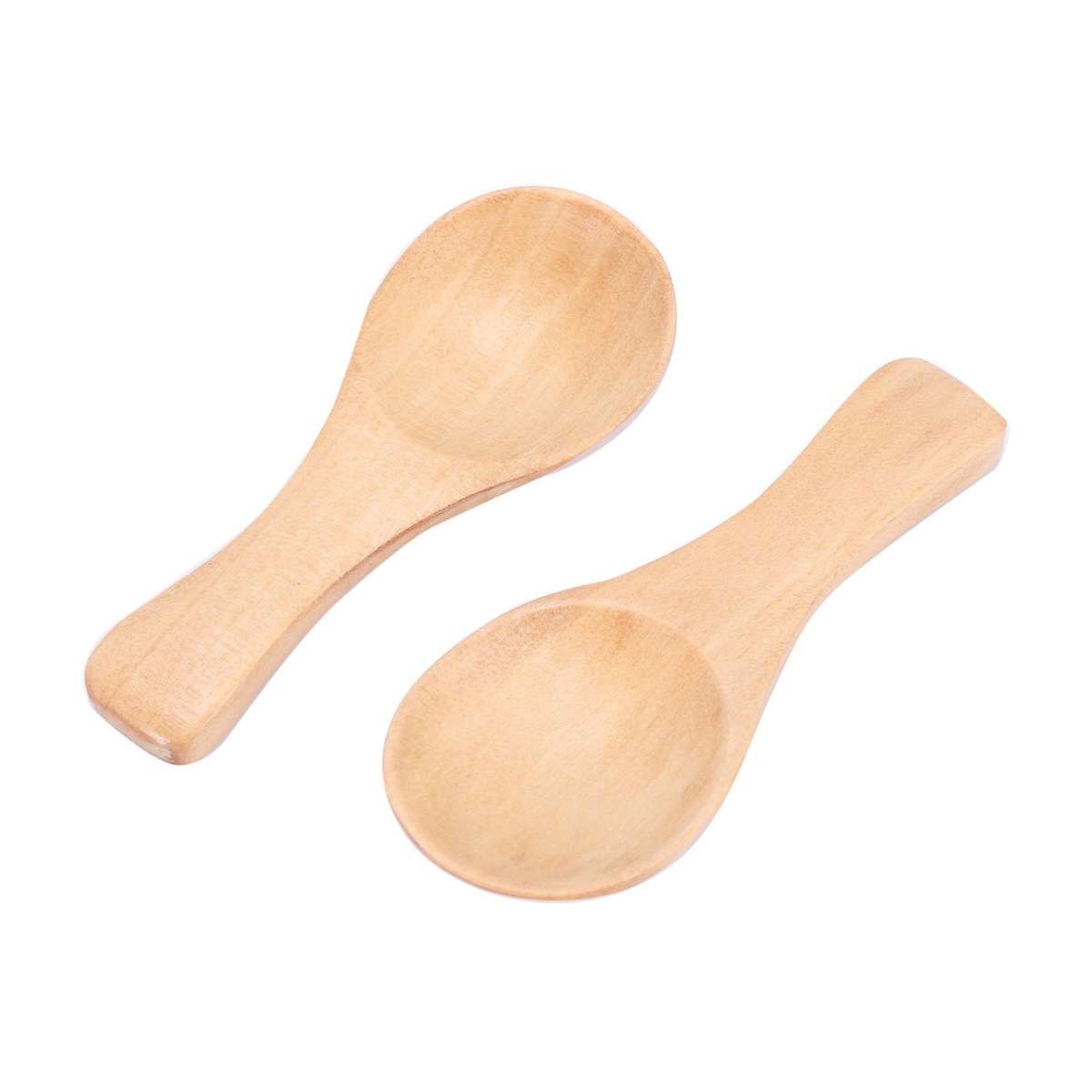 Short Handle 10 Packets of Small Wooden Spoon Compatible Jars of Jam