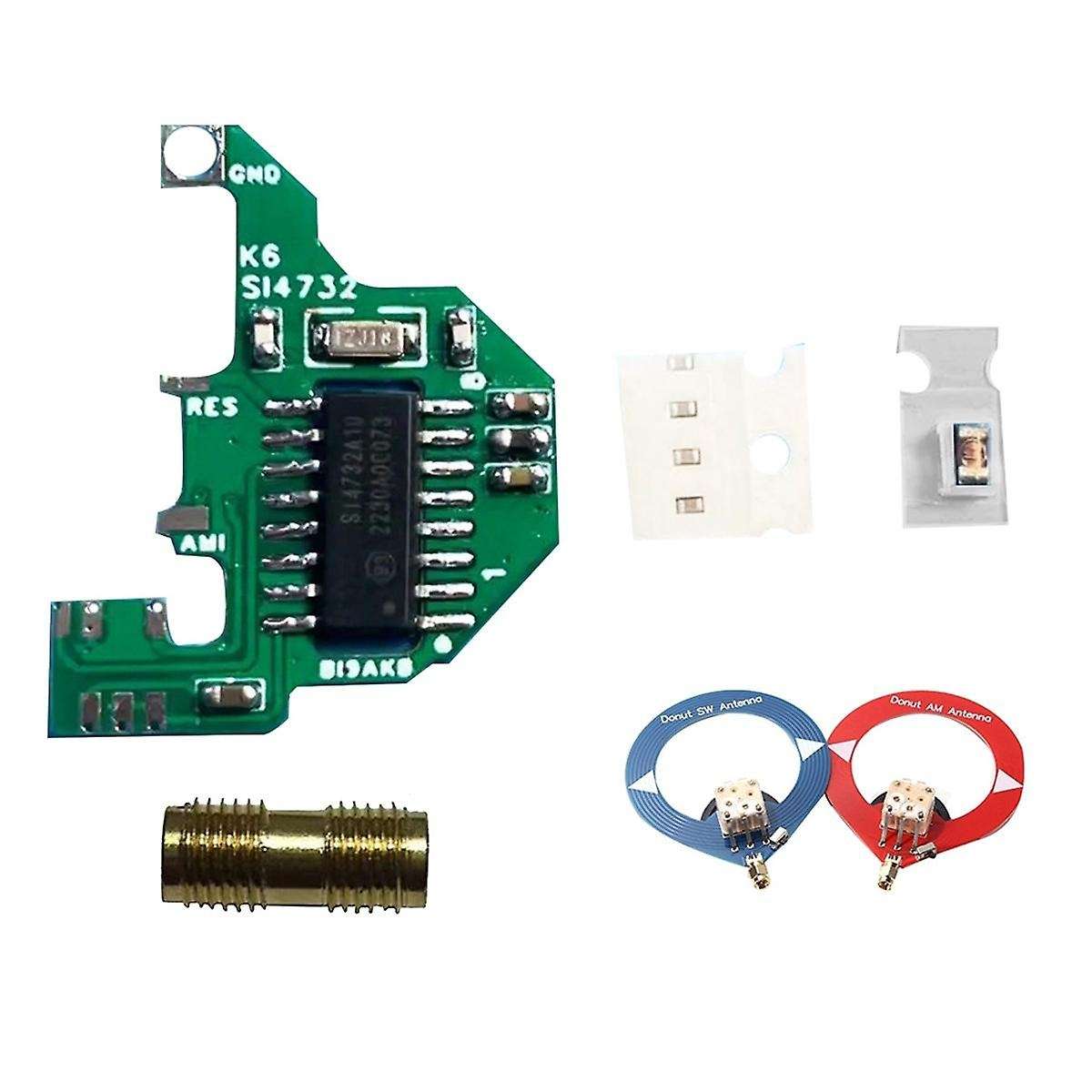 SI4732 Module+2XDonut Antenna Shortwave Modification Module V2 FPC Version for UV-K5 UV-K6
