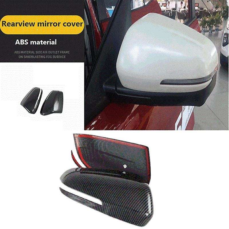 Side Mirror Cover for Ix25 2020 Car Rearview Mirror Cover Trim Cap Carbon Fiber Exterior Accessories
