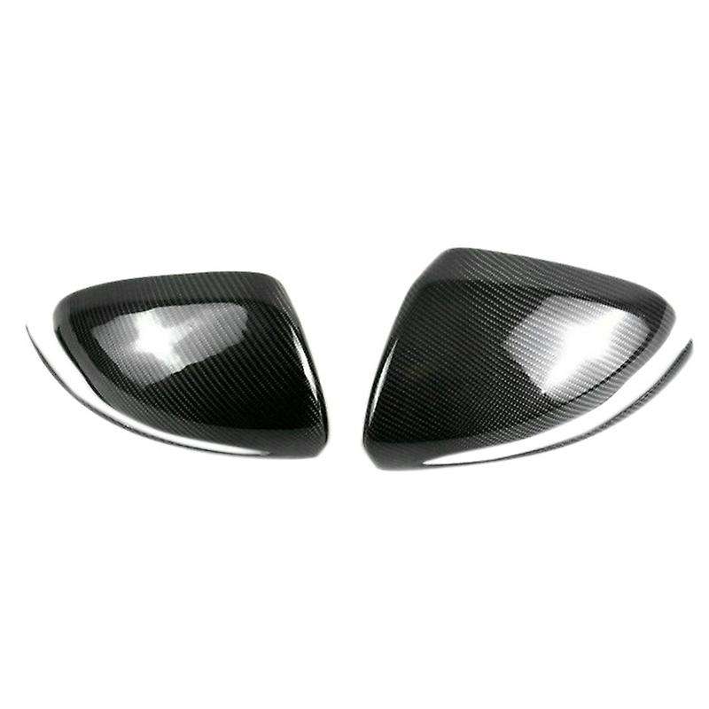 Side Rear View Mirror Cover Trim for B C GLC Class W205 W213 W222 Carbon Fiber Side Wing Mirror Caps