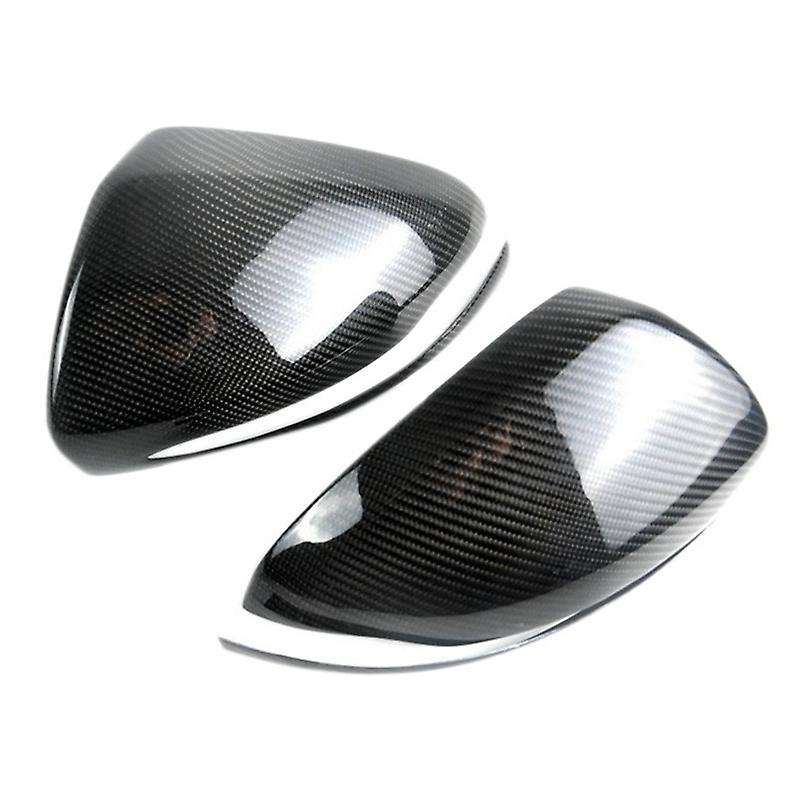 Side Rear View Mirror Cover Trim for B C GLC Class W205 W213 W222 Carbon Fiber Side Wing Mirror Caps