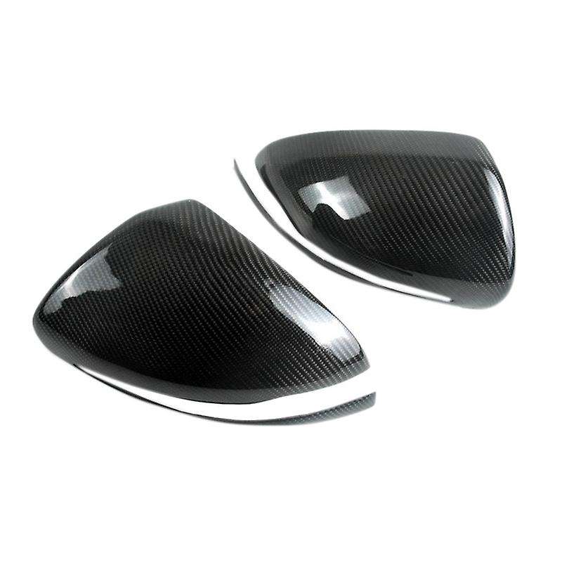 Side Rear View Mirror Cover Trim for B C GLC Class W205 W213 W222 Carbon Fiber Side Wing Mirror Caps