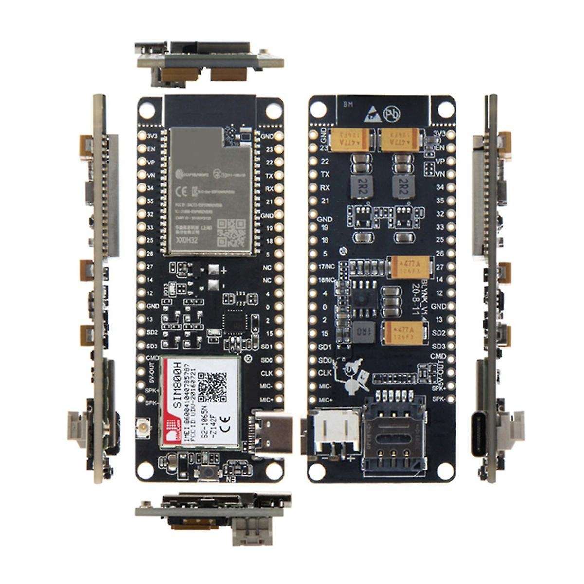 Sim800h Wireless Module -call&pmu Mcu32 Module with Gprs Antenna Sim800h-4mb-q336