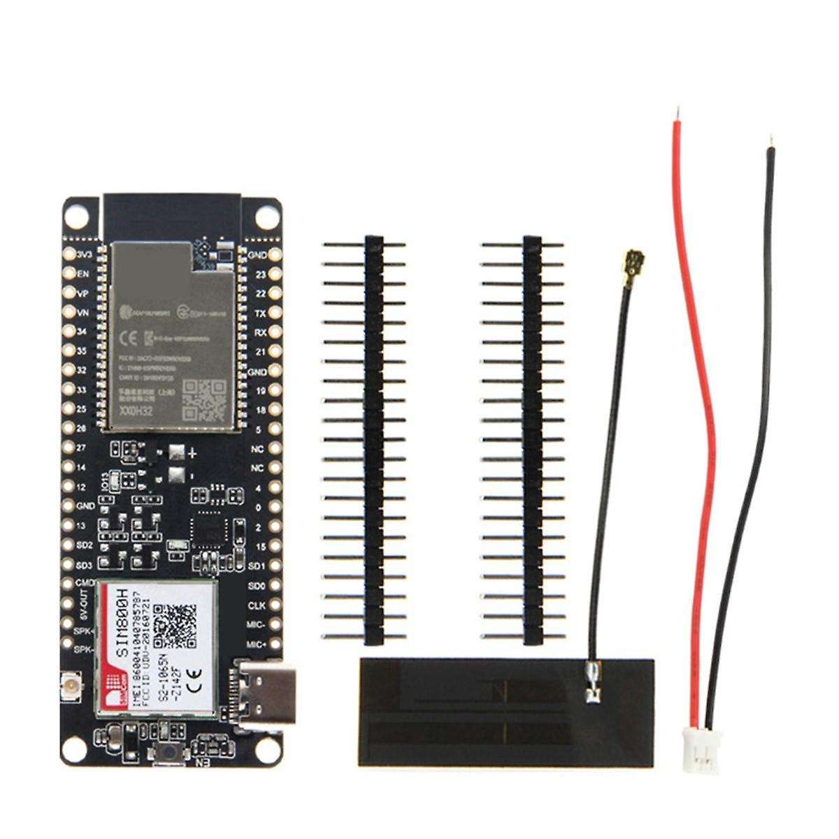 Sim800h Wireless Module -call&pmu Mcu32 Module with Gprs Antenna Sim800h-8mb-q390