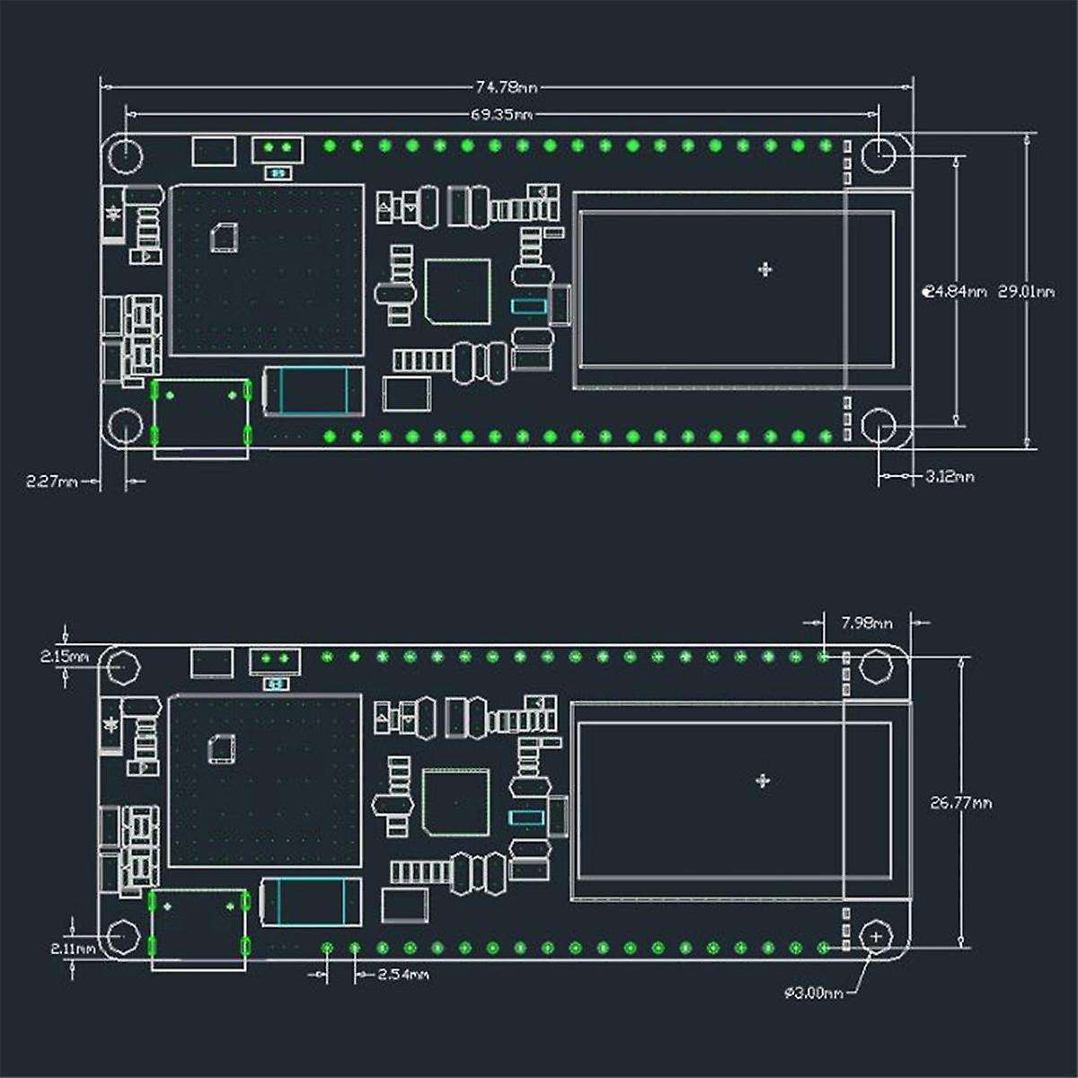 Sim800h Wireless Module -call&pmu Mcu32 Module with Gprs Antenna Sim800h-8mb-q390