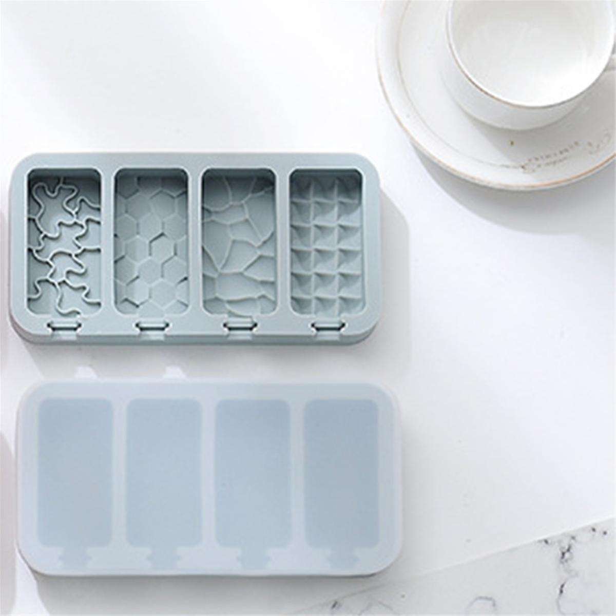 Simple Covered Ice Cream Mold Homemade Cheese Stick Ice Cream Bar Silicone Mold Chocolate Mold