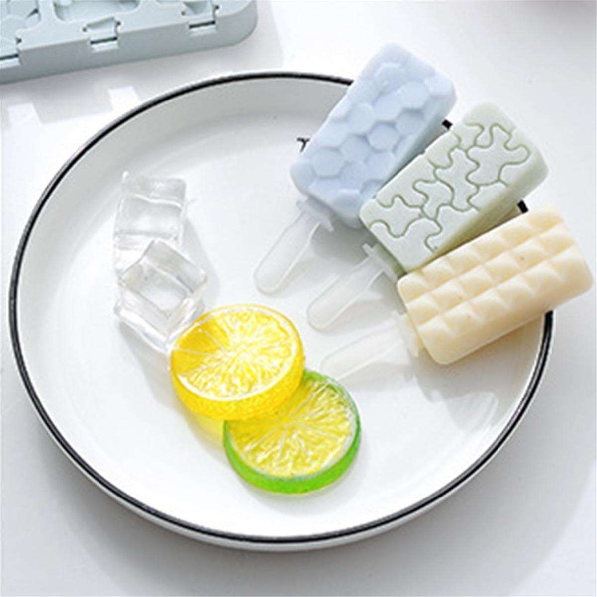 Simple Covered Ice Cream Mold Homemade Cheese Stick Ice Cream Bar Silicone Mold Chocolate Mold