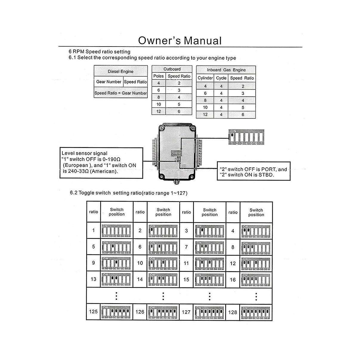 Single Channel Nmea2000/ N2k Converter 0-190ohms Up to 13 Sensor for Marine Boat Cx5106