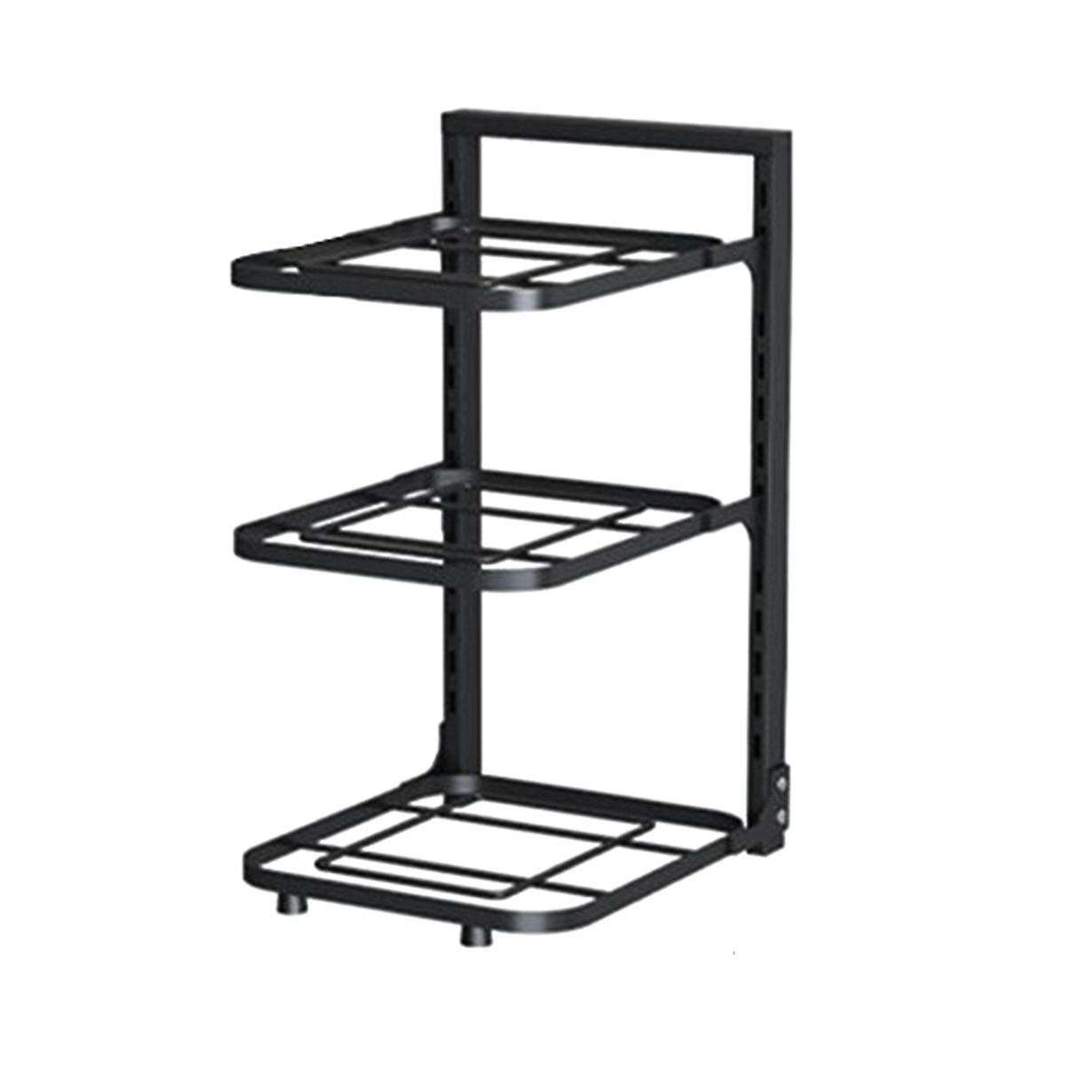 Sink Shelf Pot Rack Under Cabinet Storage Organizer 3-layer Frying Pan Rice Cooker Holder Home Kitch