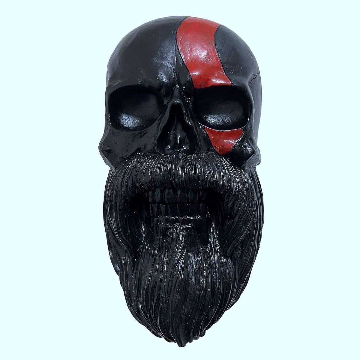 Skull Head Helmet Holder Motorcycle Beard Helmet Holder Essential for Motorcycle Helmet Stand Craft