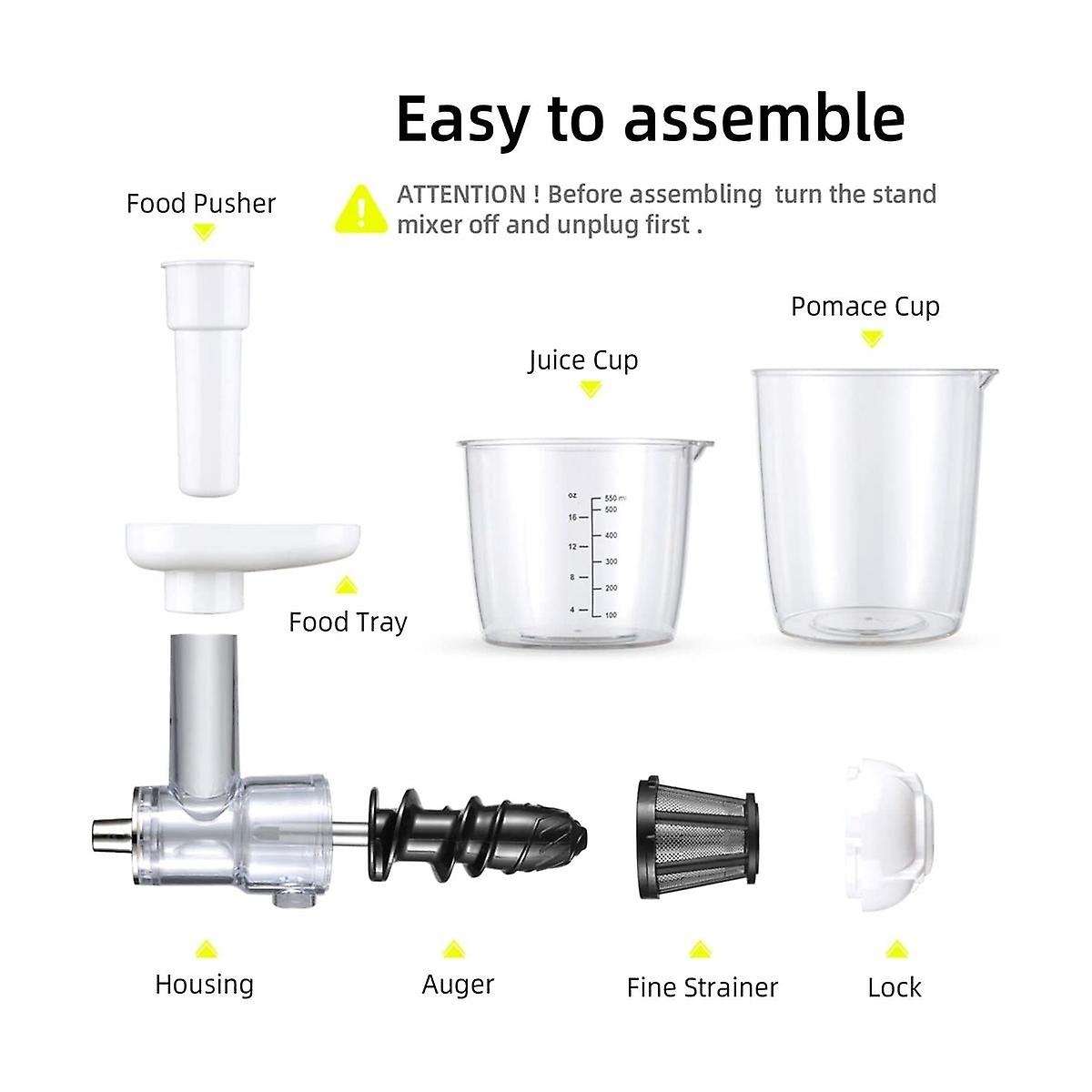 Slicer Shredder Attachment for Stand Mixers, Vegetable Slicer Attachment for , Cheese Grater