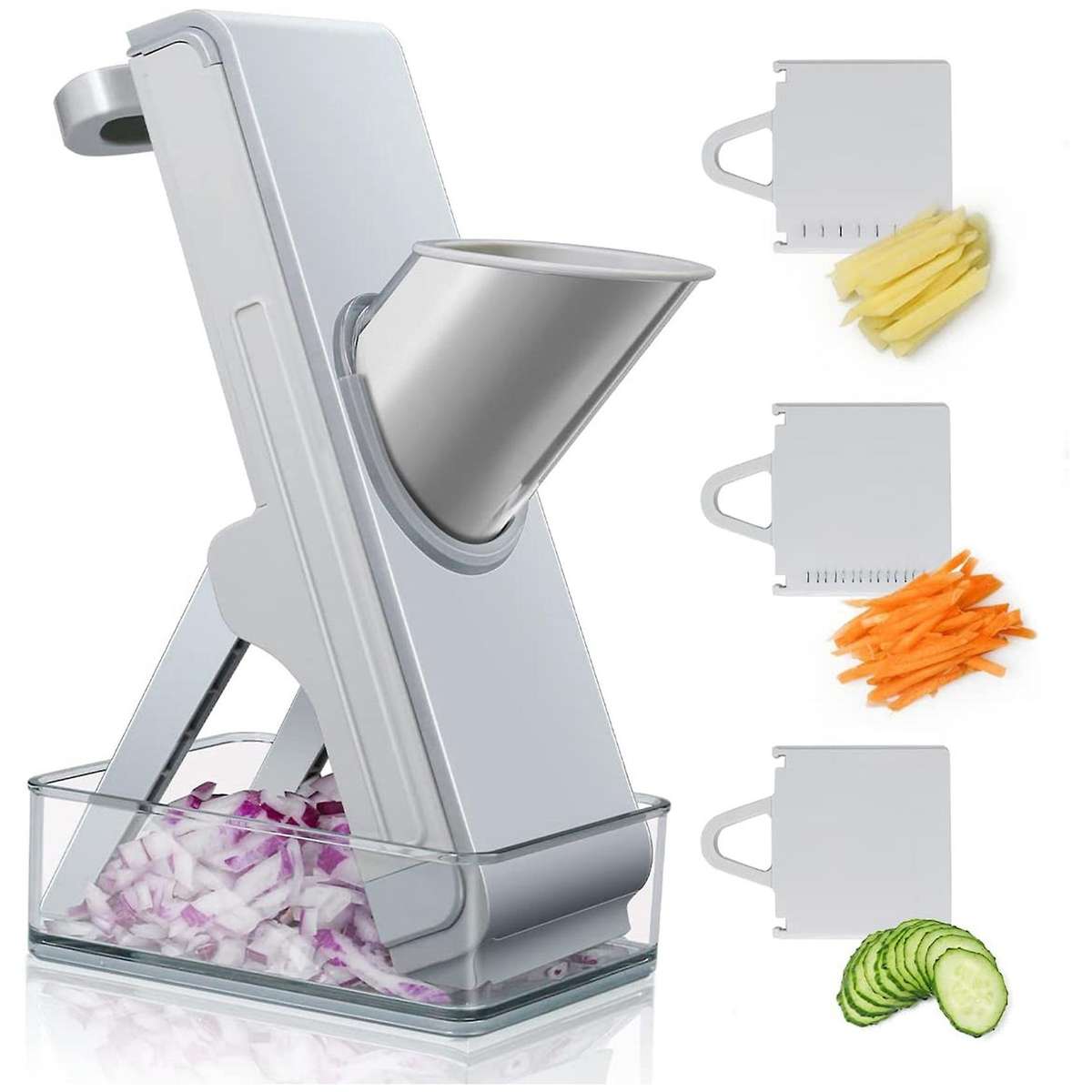 Slicer is Suitable for Kitchen and Thickness Adjustable Safe Julienne & Slicer Vegetable Slicer