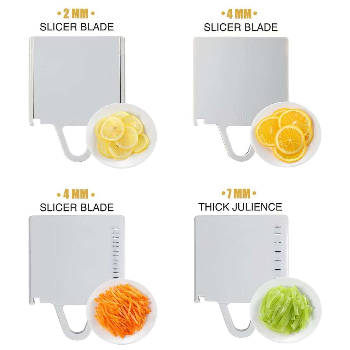 Slicer is Suitable for Kitchen and Thickness Adjustable Safe Julienne & Slicer Vegetable Slicer