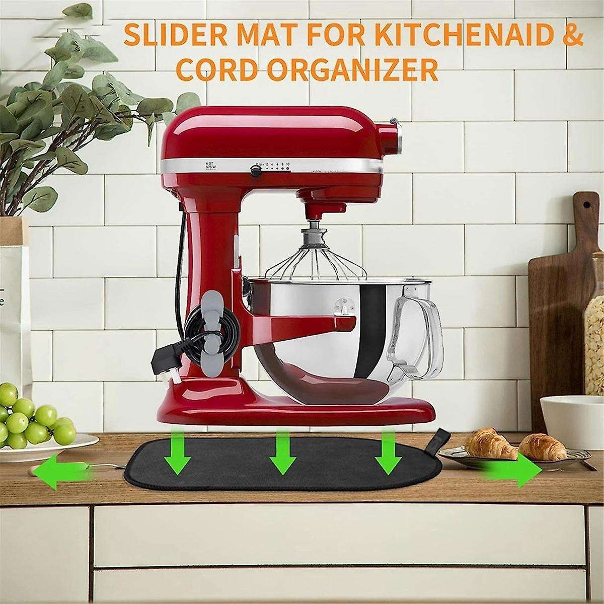 Sliding Mat for 4.5-5L Stand Mixer , Slider Mat Compatible with Mixer Accessories