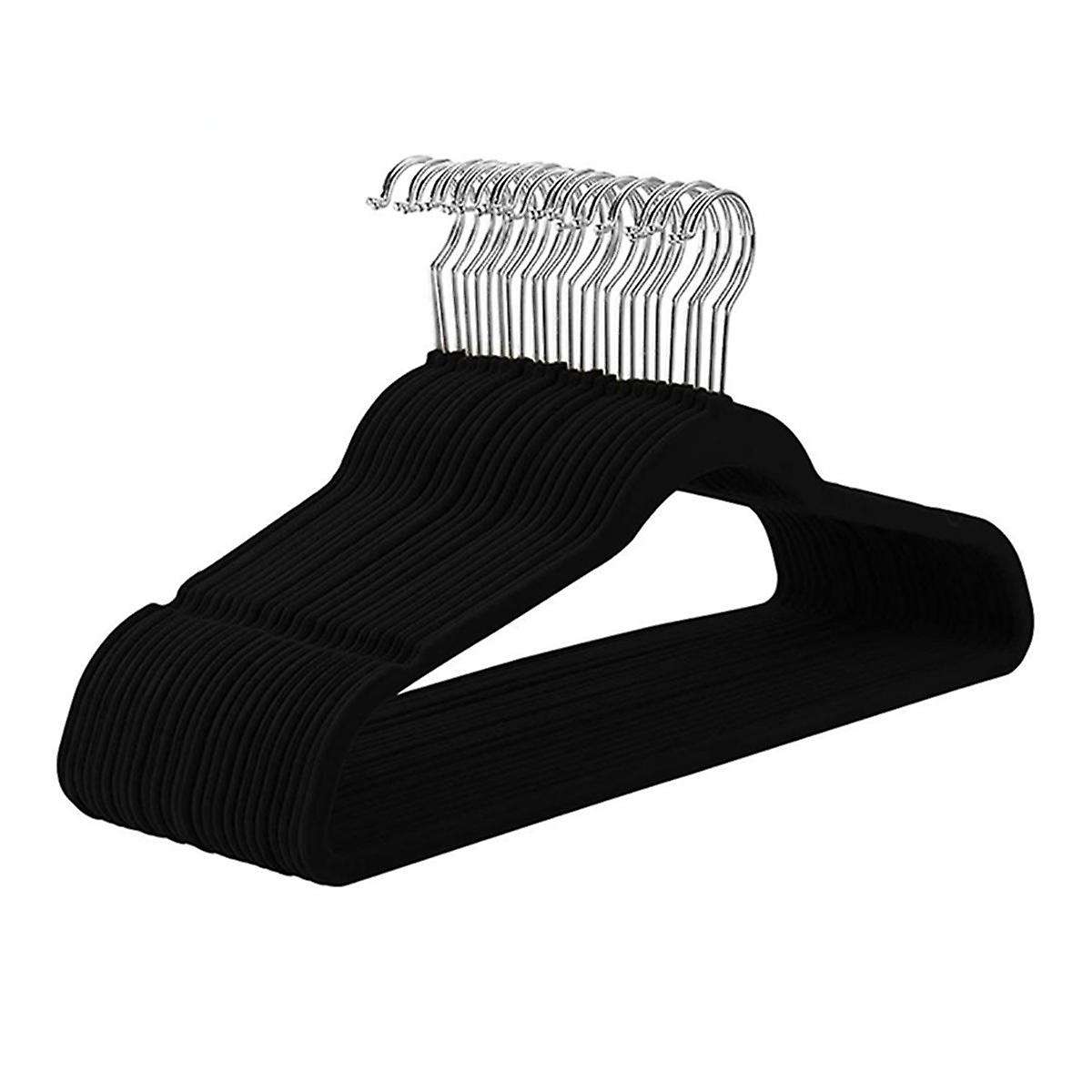 Slim Velvet, Non- Suit Clothes Hangers Coat Hanger, Gray Silver Hook