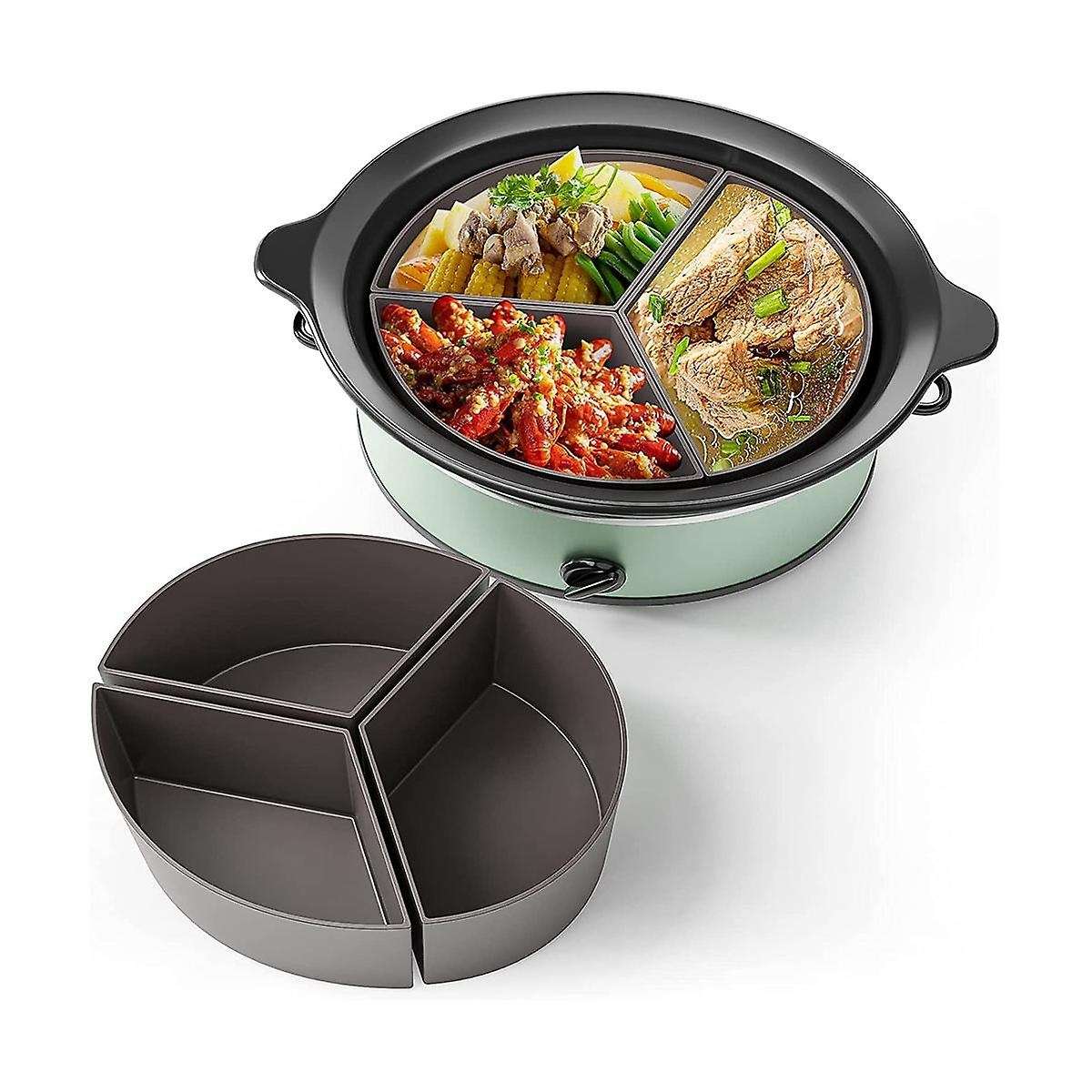 Slow Cooker Divider Liner, Slow Cooker Liner Silicone Pot Liners Dishwasher Safe Cooking Liners For