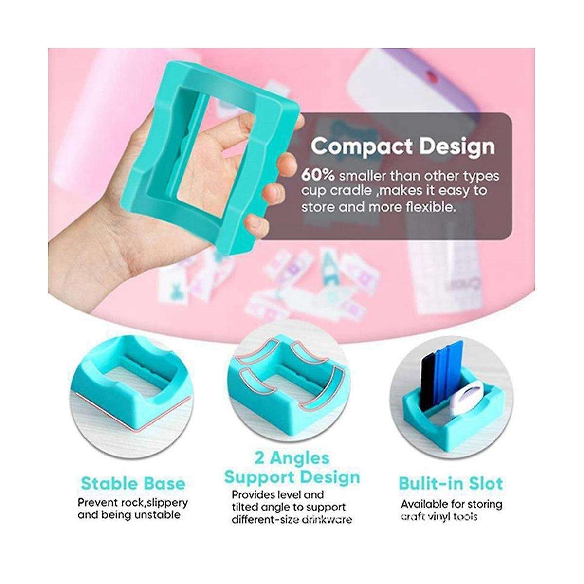 Small Silicone Cup Holder Mug Silicone Cup Holder Glass Cup Holder Glass Cup Holder with Built-in S