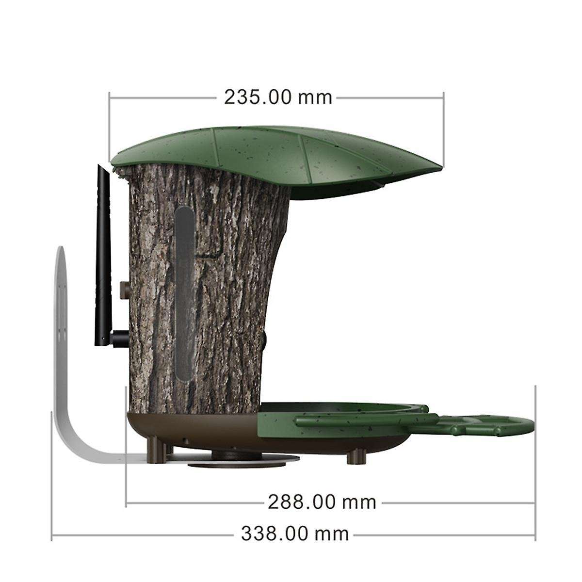 Smart Bird Feeder Bird Feeder with Camera Remote Connected Bird Watching for Automatically Capturing