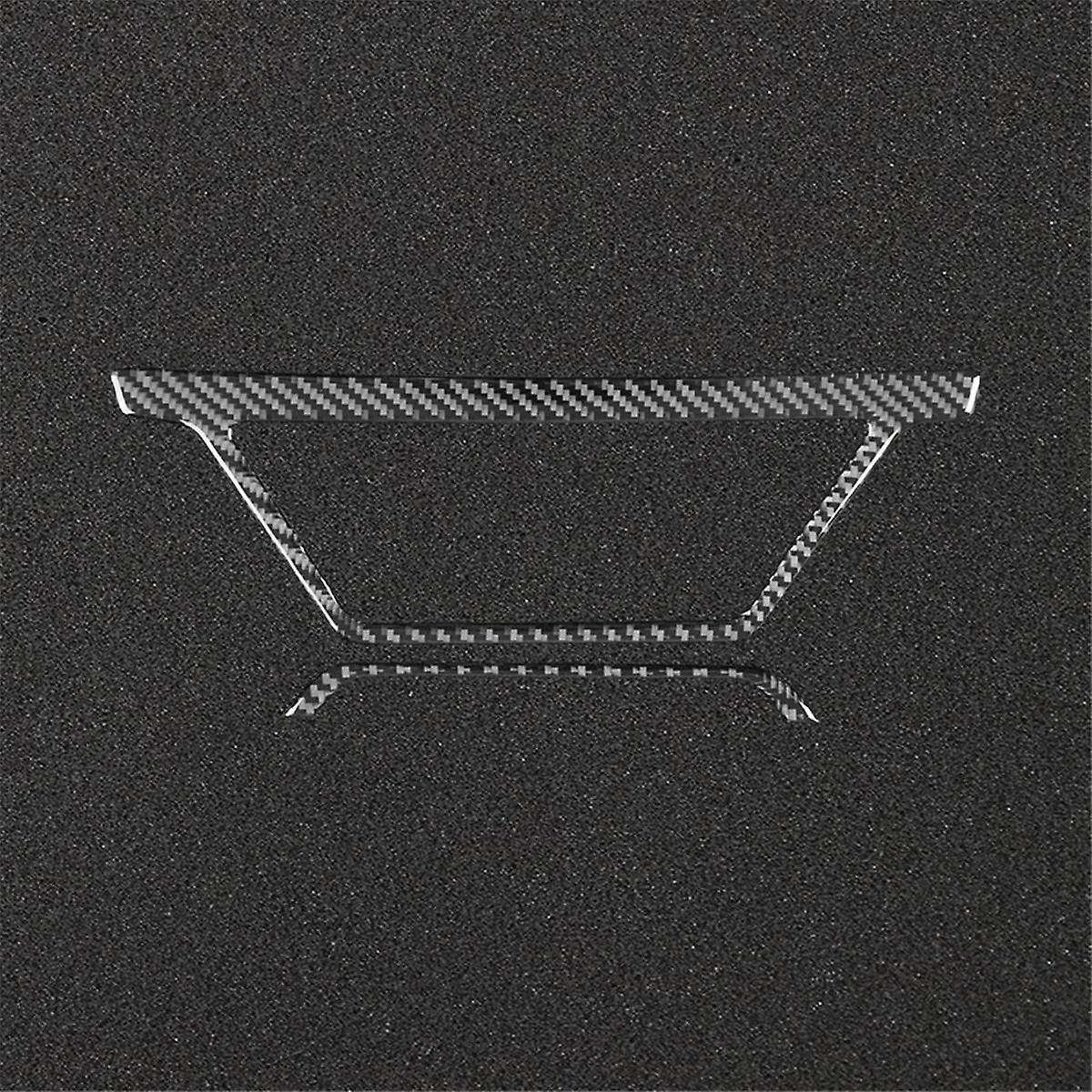 Soft Carbon Fiber for 2017 2018 2019 2020 Center Control A/C Air Conditioning Panel Trims Accessorie