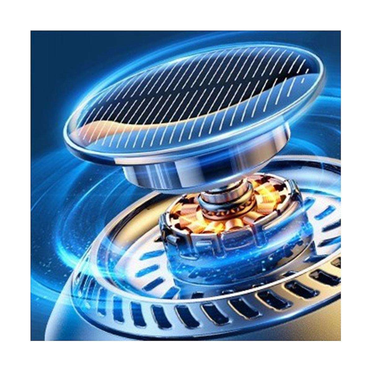 Solar Car Air Fresheners Relieve Stress Keep Alert Car Essential Oil Diffuser for Family Vehicle Va