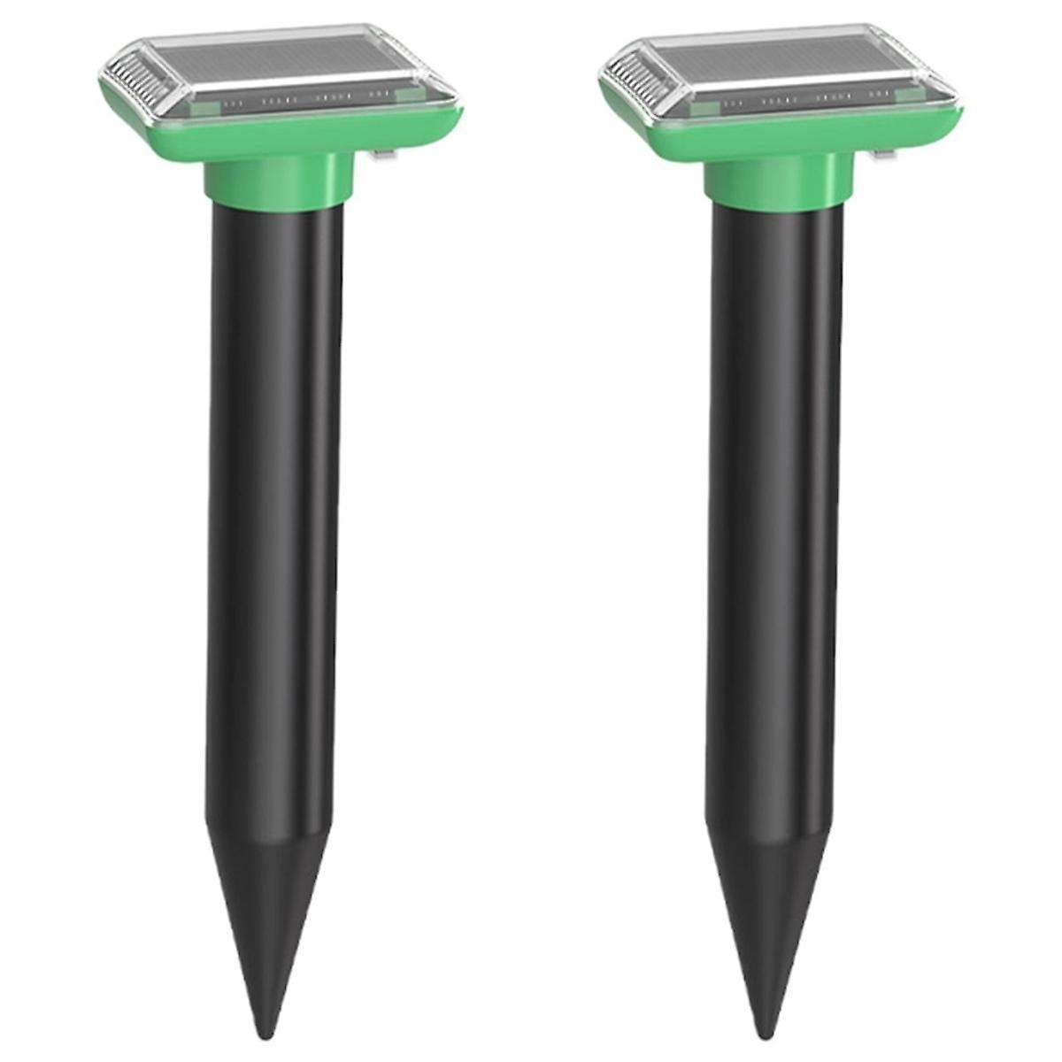 Solar Mole Repellent Ultrasonic,Repellent Outdoor Solar Powered,Waterproof Mole Traps