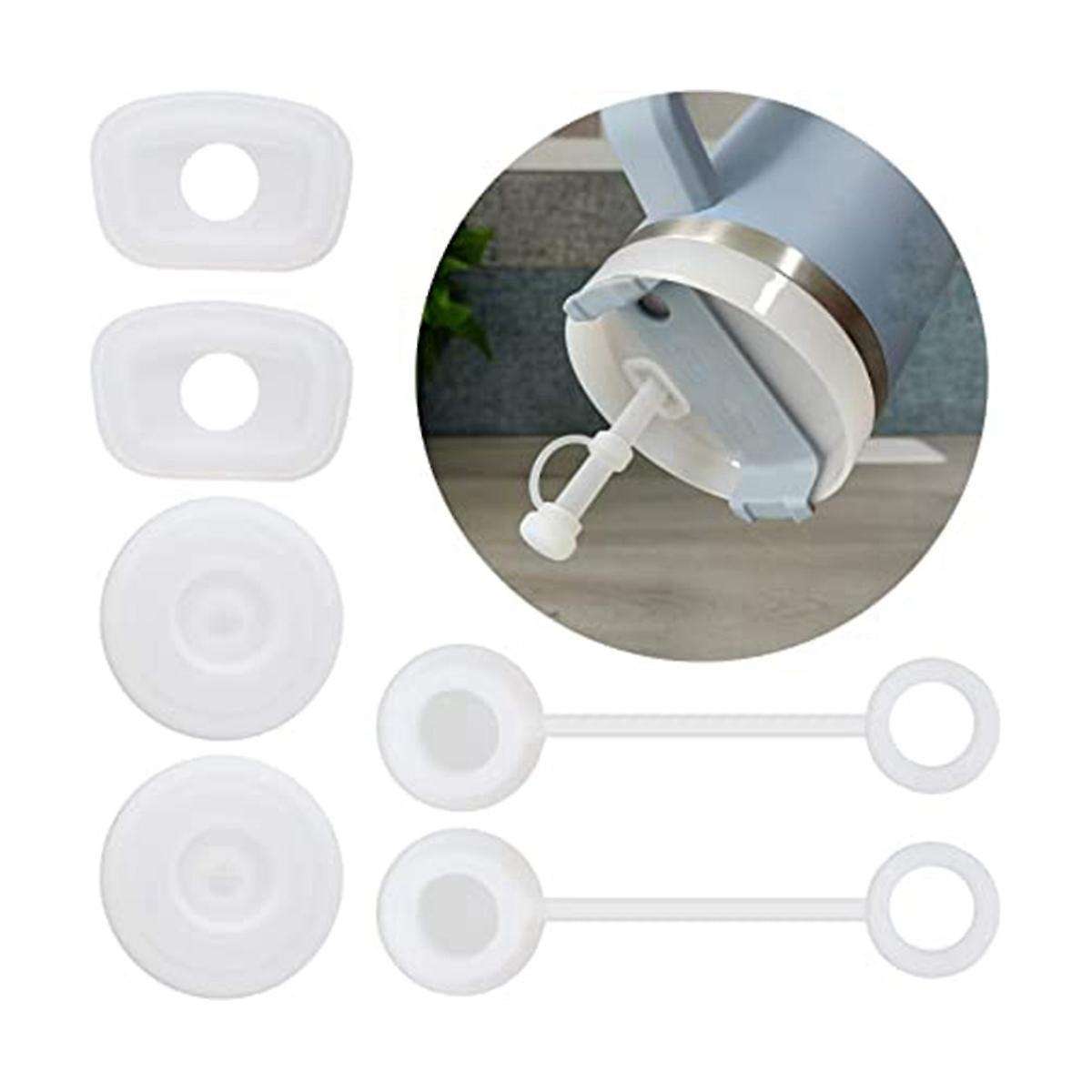 Spill Proof Stopper, for 1.0 40oz/ 30oz, Including 2 Straw Cover Cap, 2 Spill Stopper and 2 Leak St