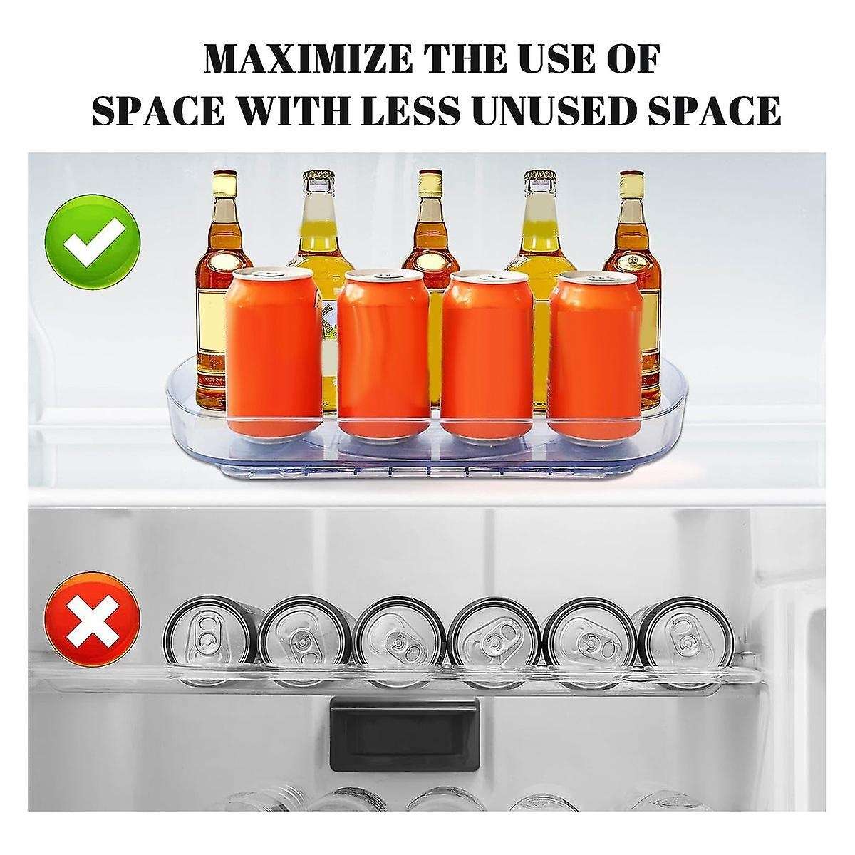 Square Lazy for Refrigerator, Lazy Cabinet Organizer, Rotating Turntable Organization and Storage Co