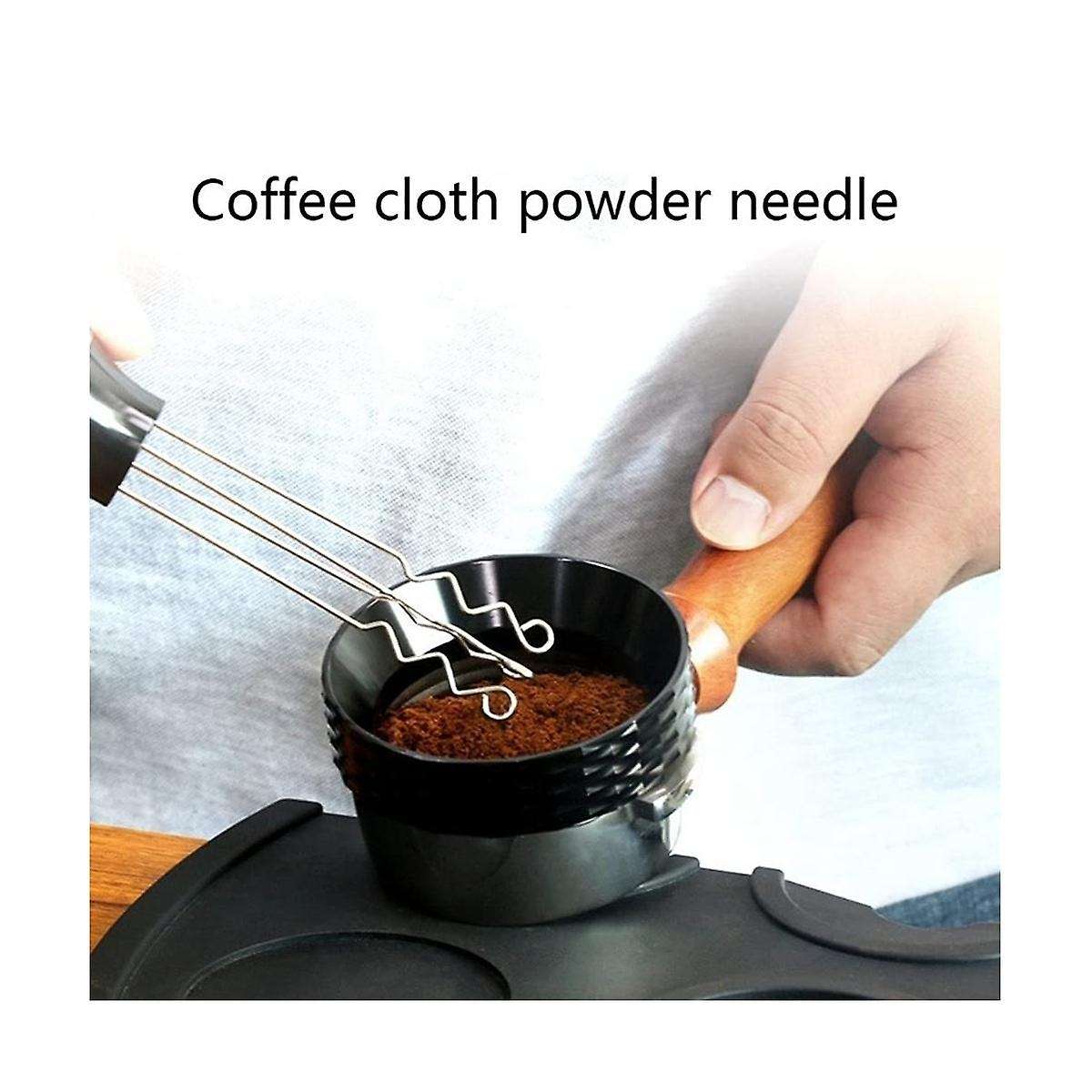 Stainless Steel Espresso Kitchen Coffee Stirrer Assisted to Disperse Needle Type Powder Dispenser