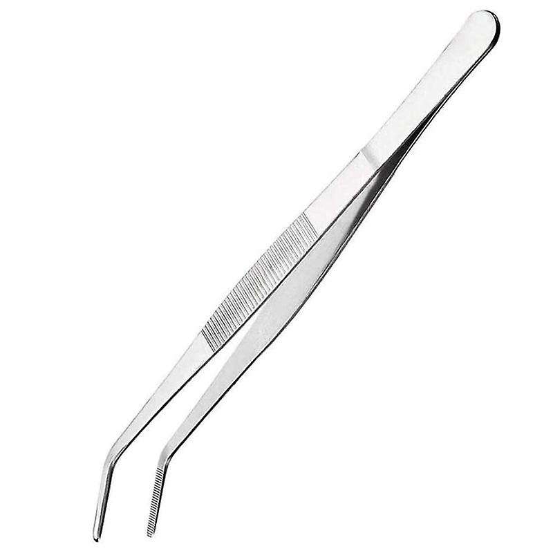 Stainless Steel Precision Kitchen Culinary Tweezer Tongs Long Tweezers Metal Tongs Chef Tweezers