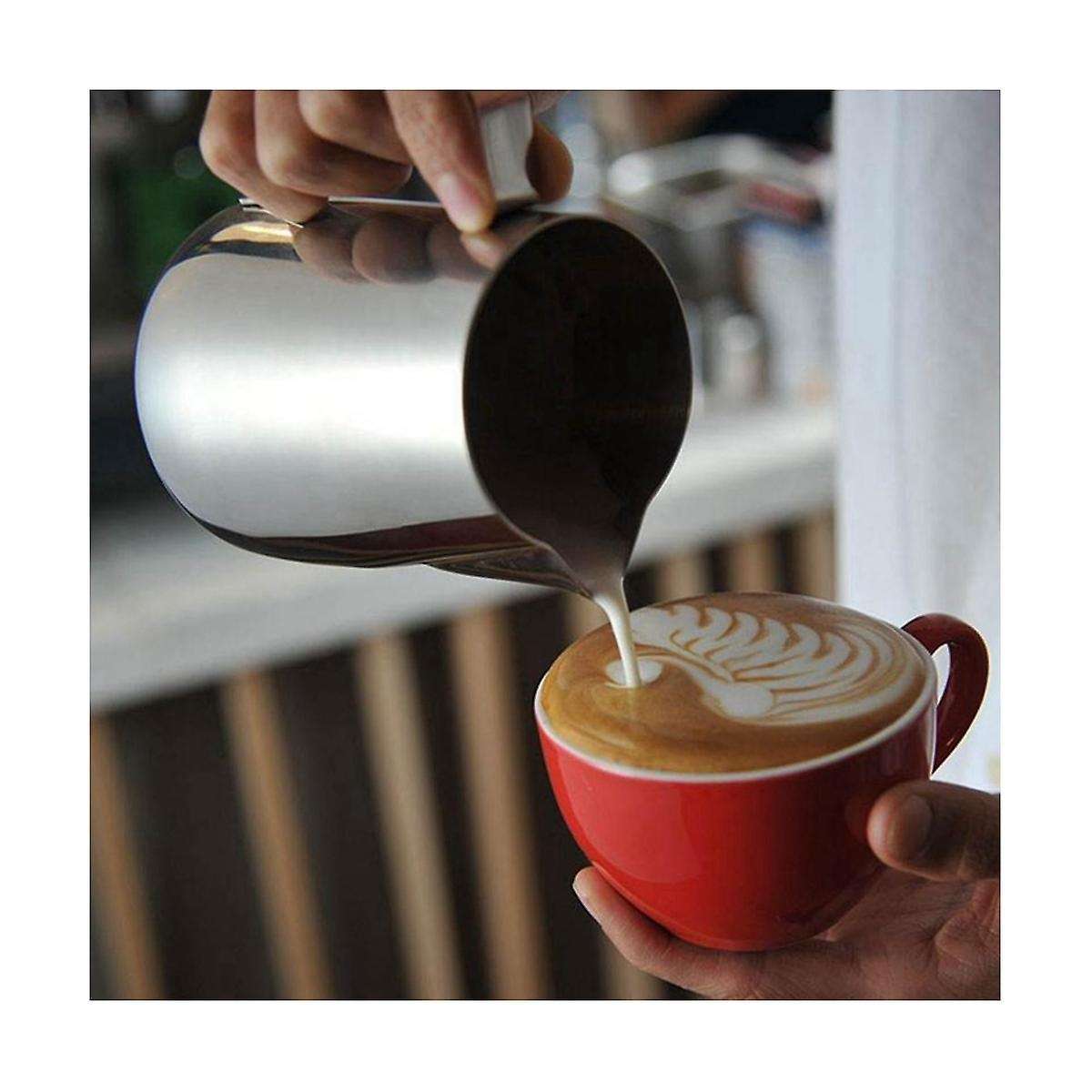 Stainless Steel Pull Flower Cup Fancy Milk Foam Cup Coffee Pull Flower Tank Pointed Mouth Pull Flow