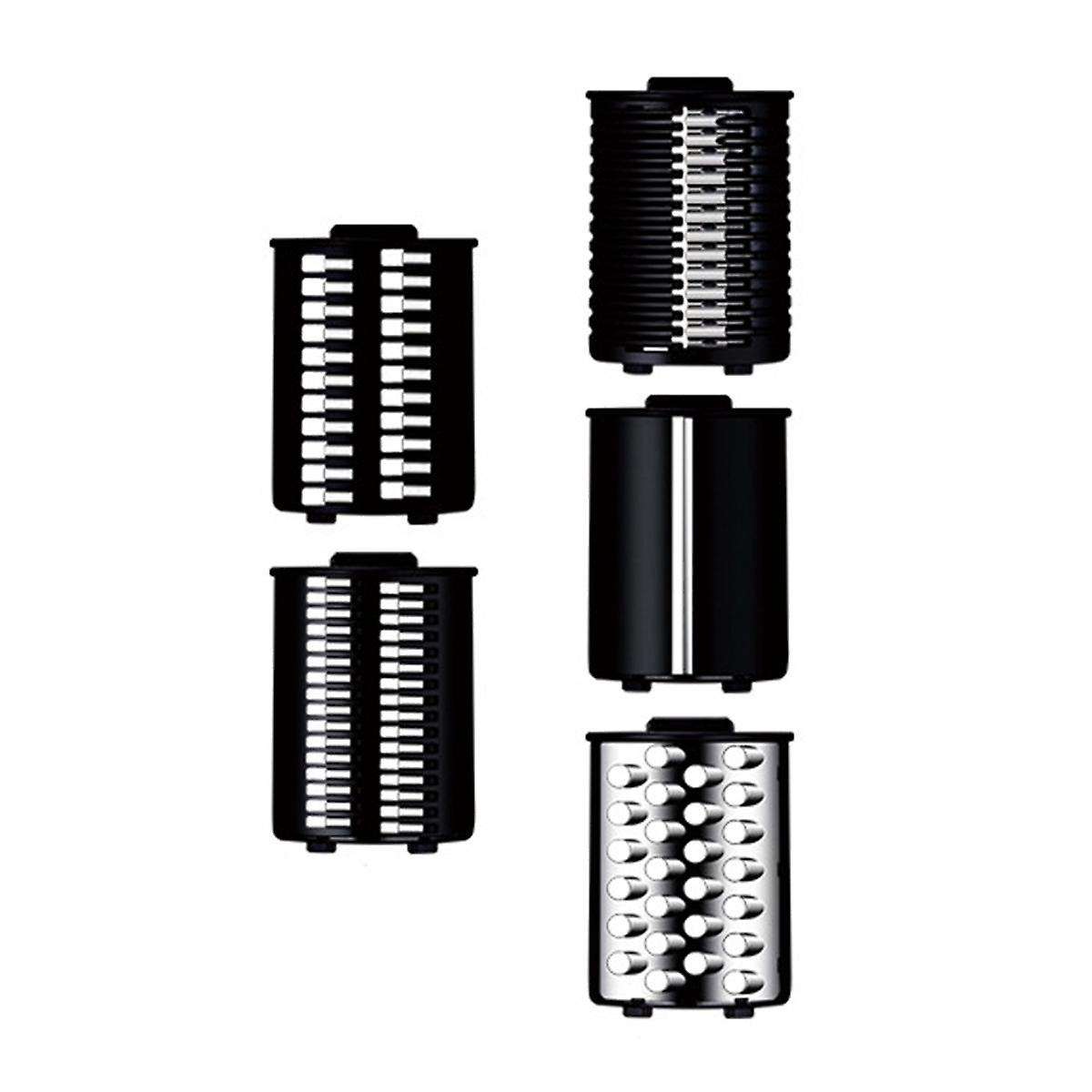 Stainless Steel Slicer/Shredder Attachment for Stand Mixer with 5 Blade Vegetable Slicer, Salad Make